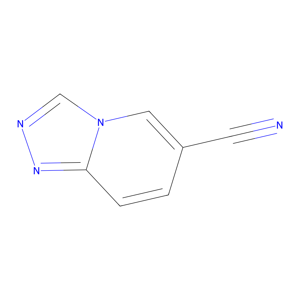 [1,2,4]Triazolo[4,3-a]pyridine-6-carbonitrile molecular structure, CAS 1019024-64-6