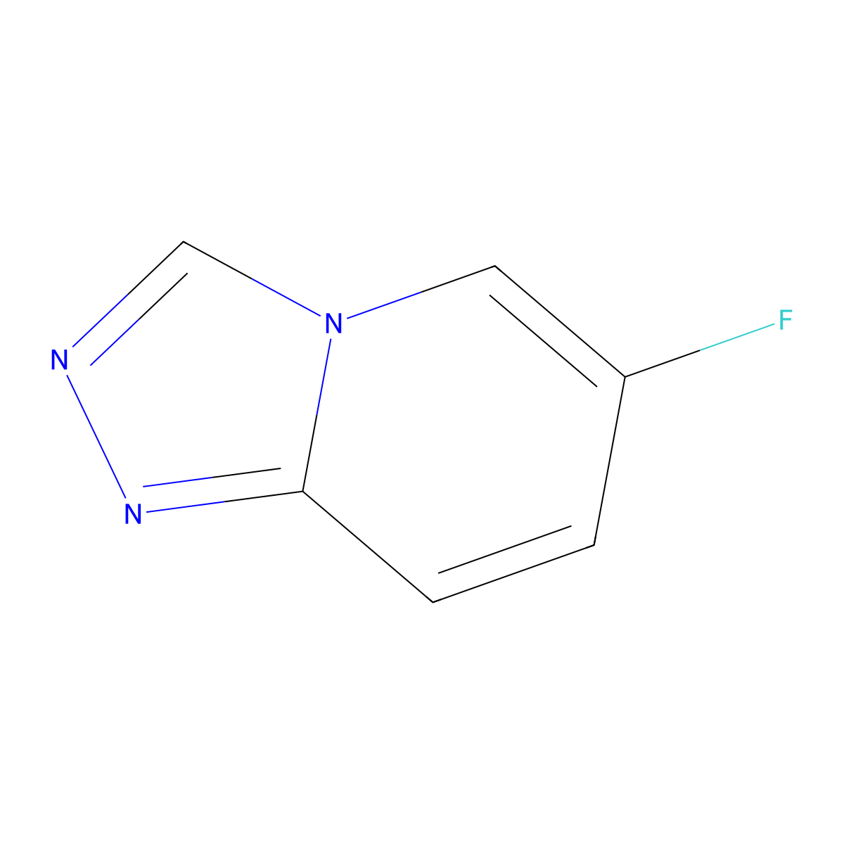 6-Fluoro-[1,2,4]triazolo[4,3-a]pyridine molecular structure, CAS 1019024-79-3