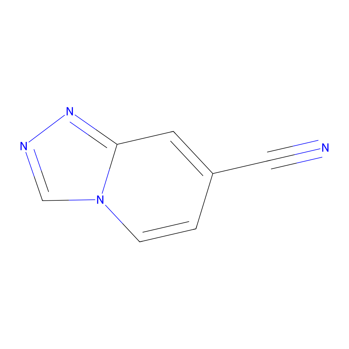 [1,2,4]Triazolo[4,3-a]pyridine-7-carbonitrile molecular structure, CAS 1019024-86-2