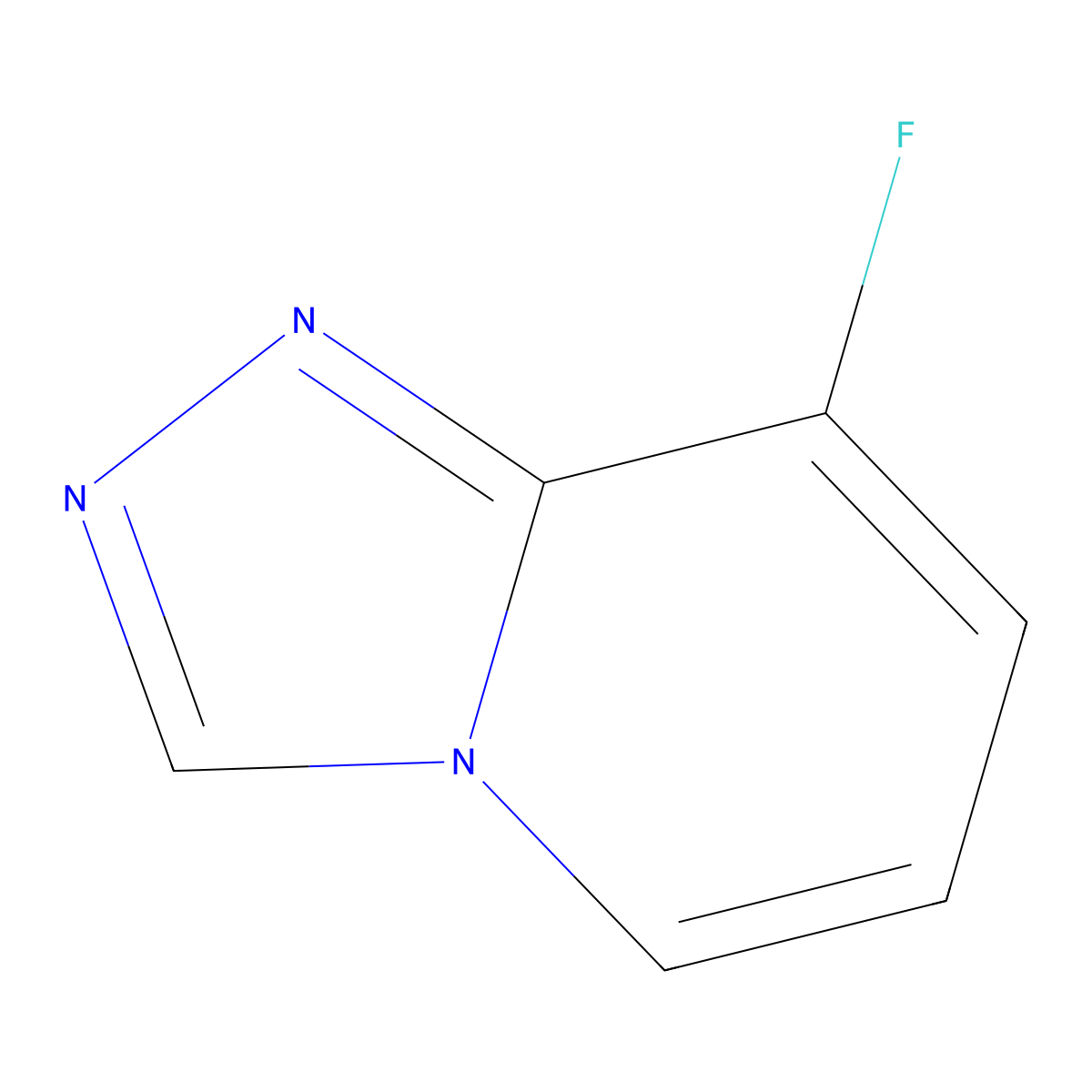 8-Fluoro-[1,2,4]triazolo[4,3-a]pyridine molecular structure, CAS 1019026-04-0