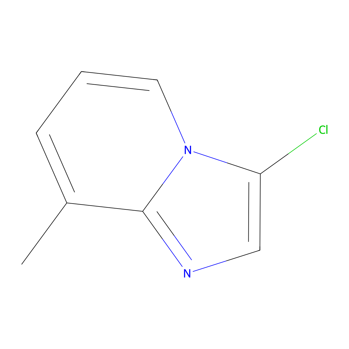 3-Chloro-8-methylimidazo[1,2-a]pyridine molecular structure, CAS 1019026-79-9