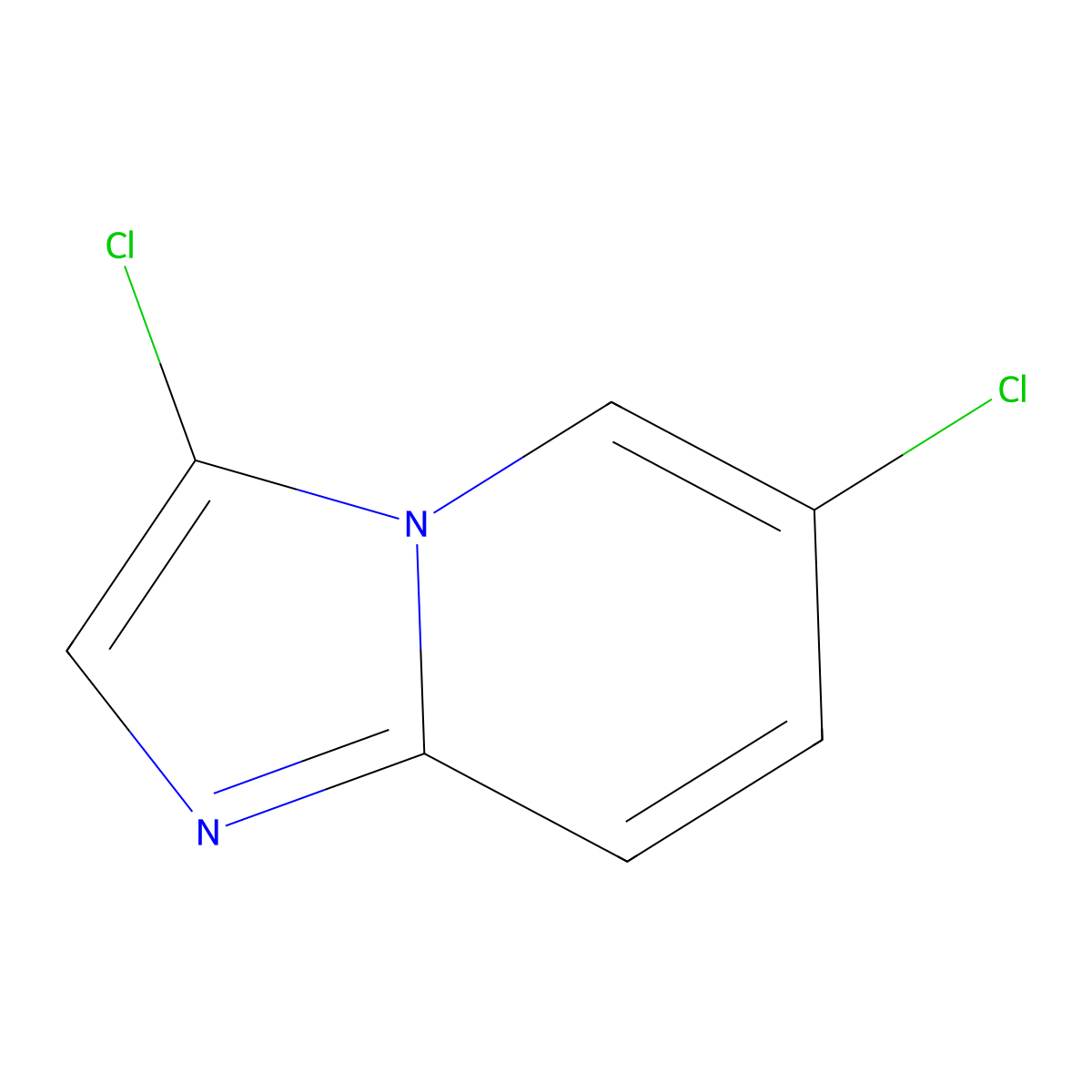 3,6-Dichloroimidazo[1,2-a]pyridine molecular structure, CAS 1019027-83-8