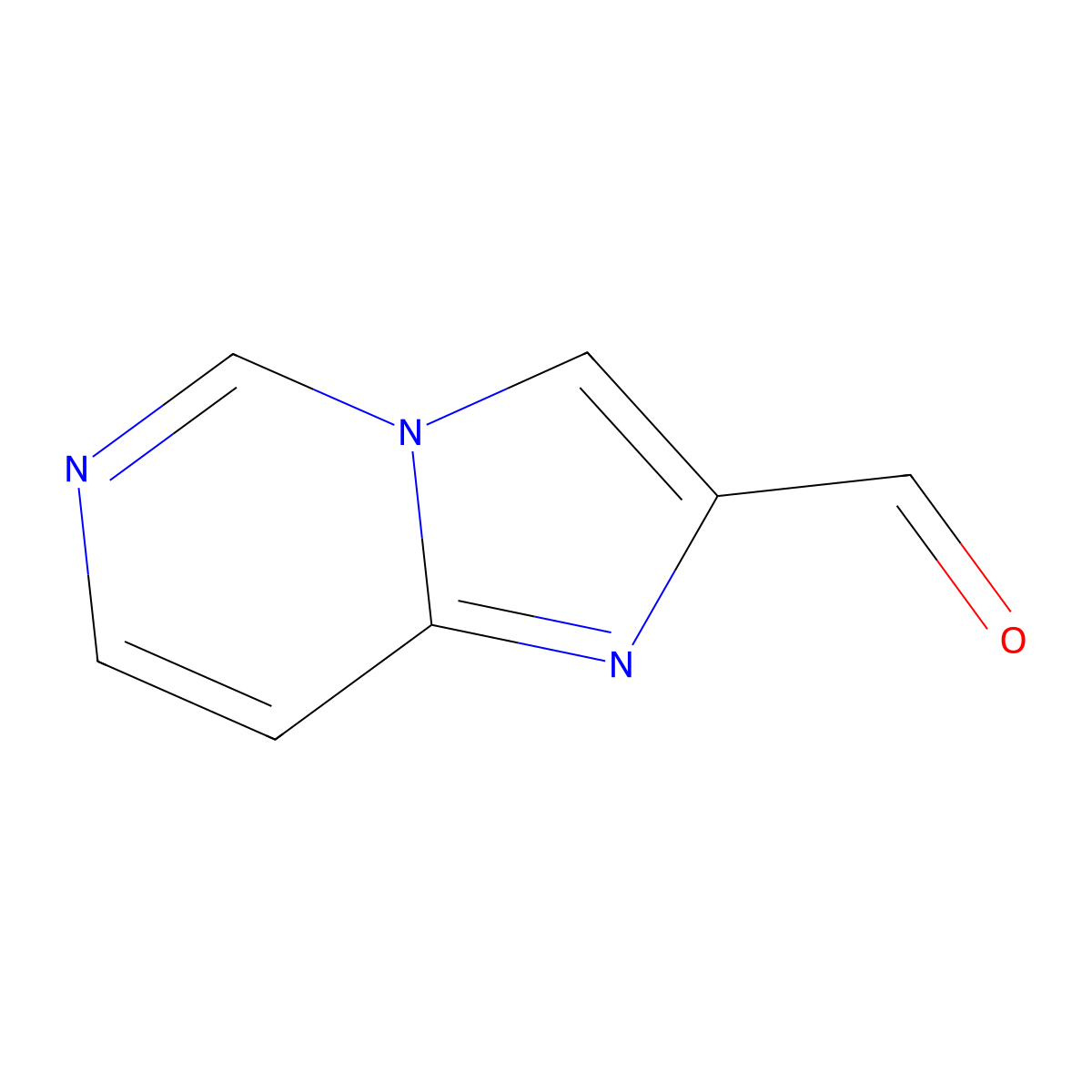 Imidazo[1,2-c]pyrimidine-2-carbaldehyde molecular structure, CAS 1019029-68-5