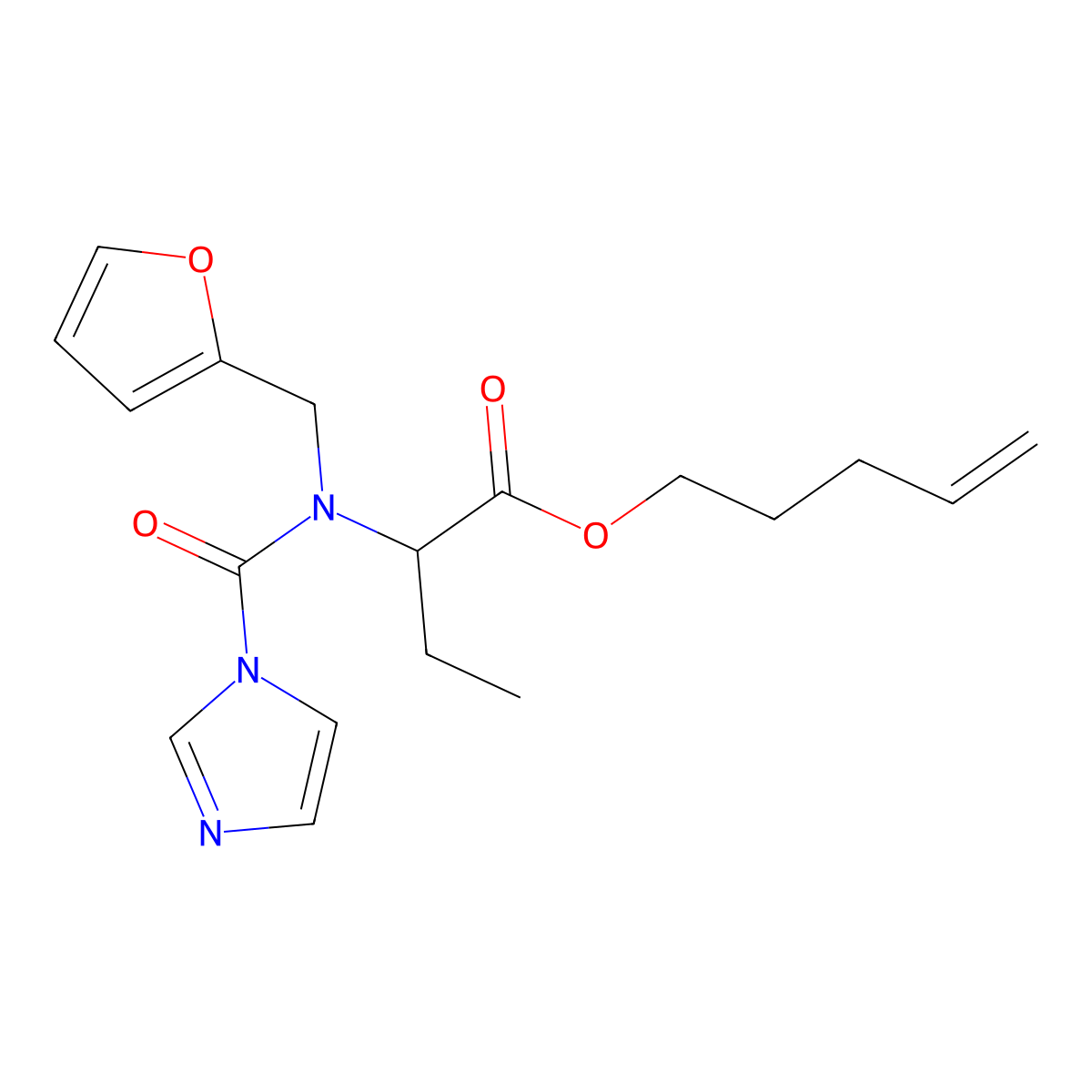 Pefurazoate molecular structure, CAS 101903-30-4
