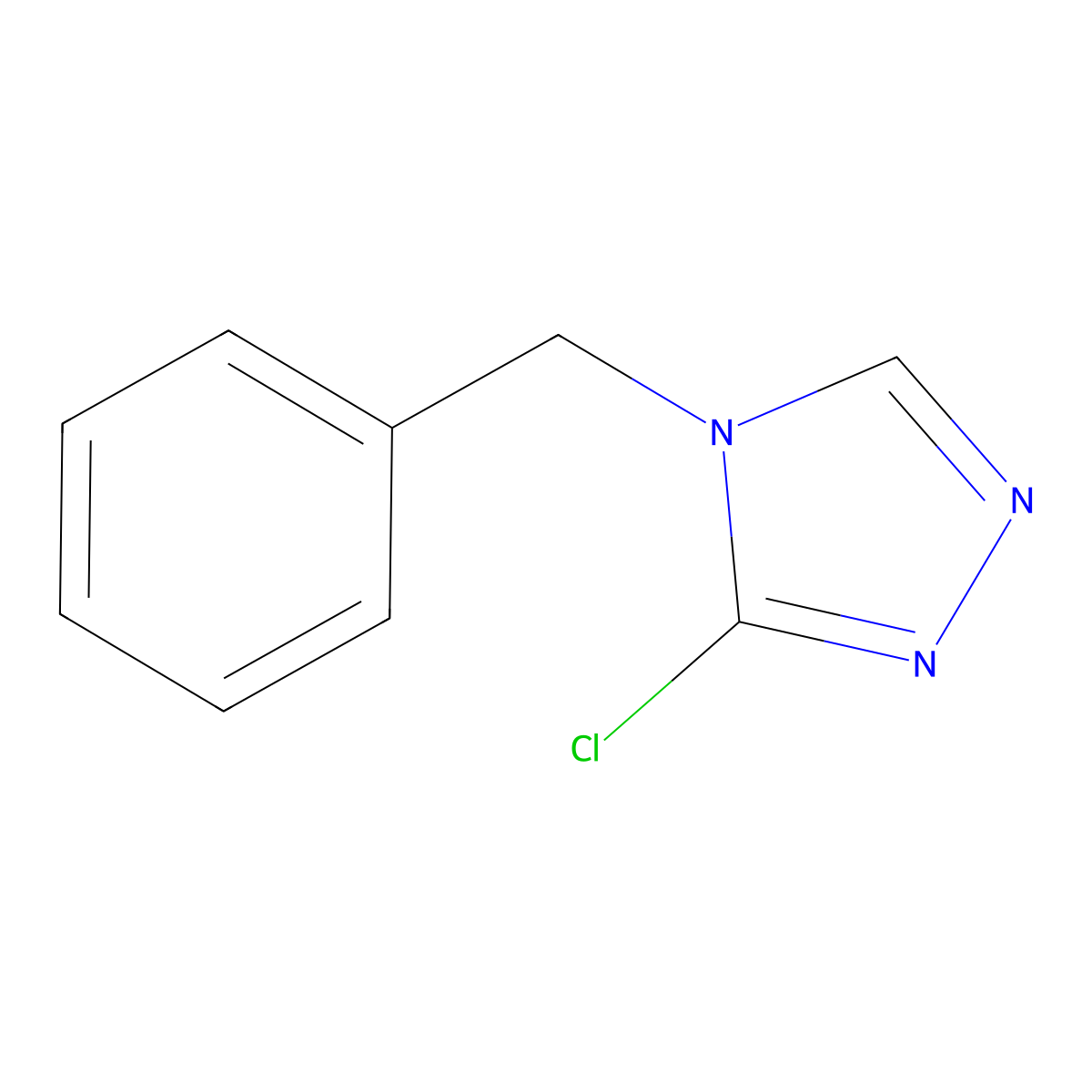 4-benzyl-3-chloro-4H-1,2,4-triazole molecular structure, CAS 1019031-93-6
