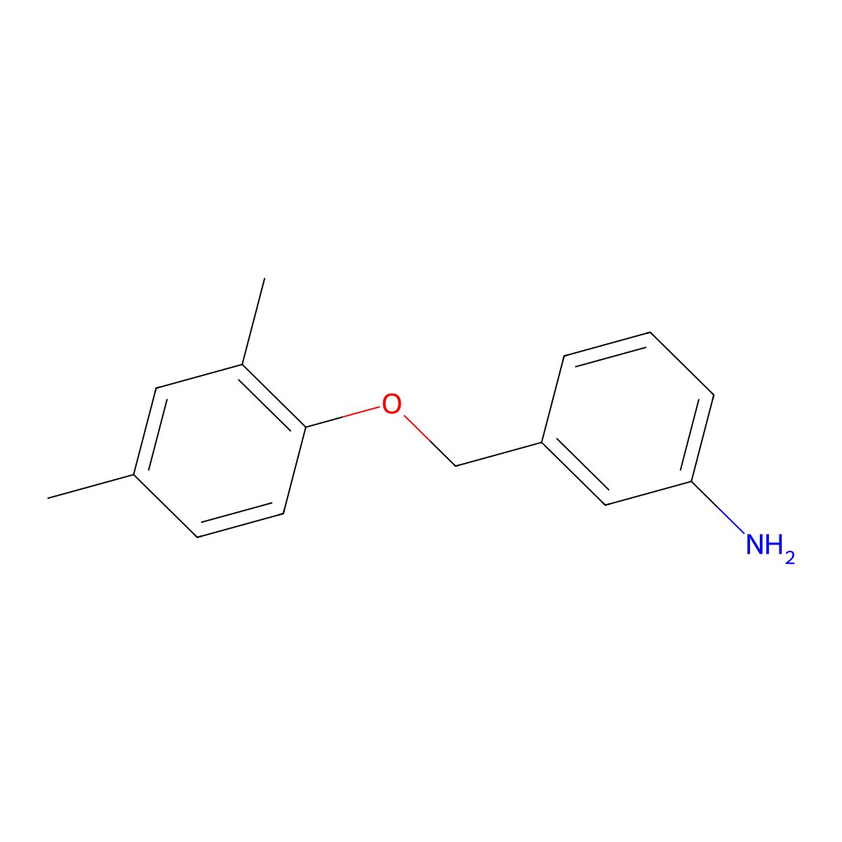 3-[(2,4-Dimethylphenoxy)methyl]aniline molecular structure, CAS 1019112-03-8