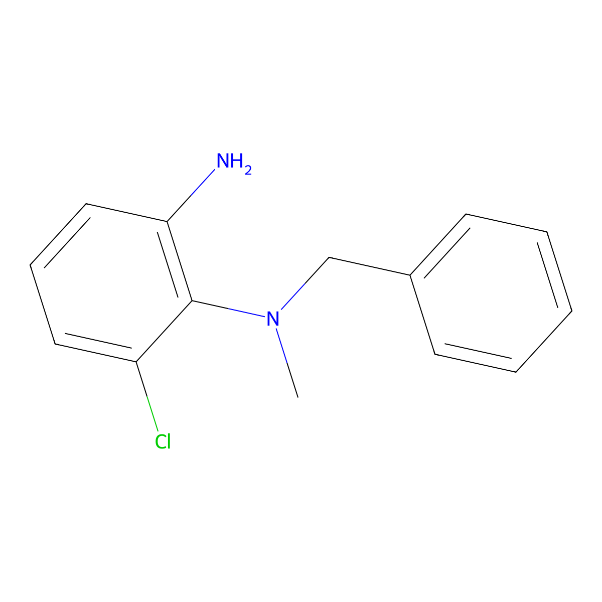 N1-Benzyl-6-chloro-N1-methylbenzene-1,2-diamine molecular structure, CAS 1019113-77-9