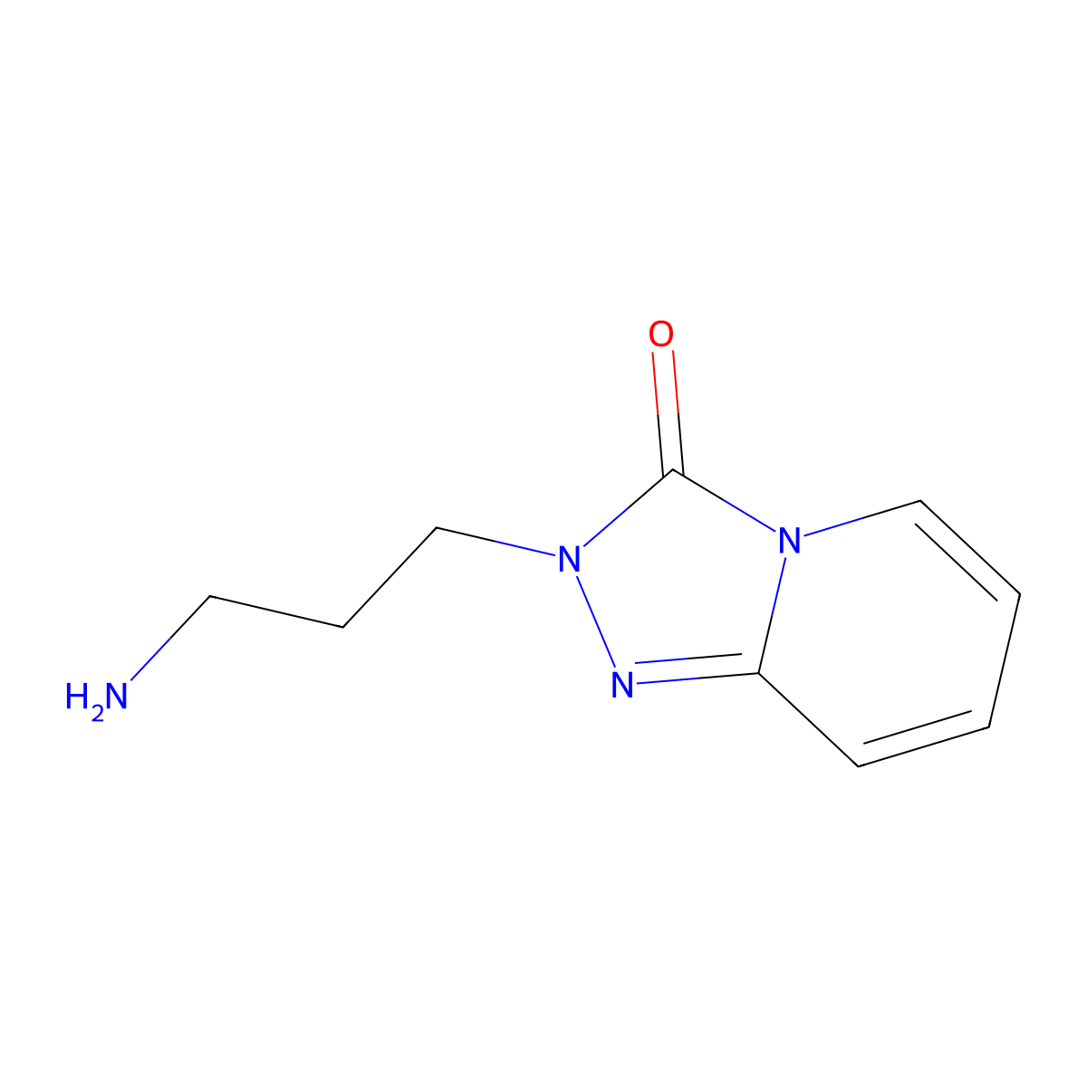 2-(3-aminopropyl)-2H,3H-[1,2,4]triazolo[4,3-a]pyridin-3-one molecular structure, CAS 1019115-81-1