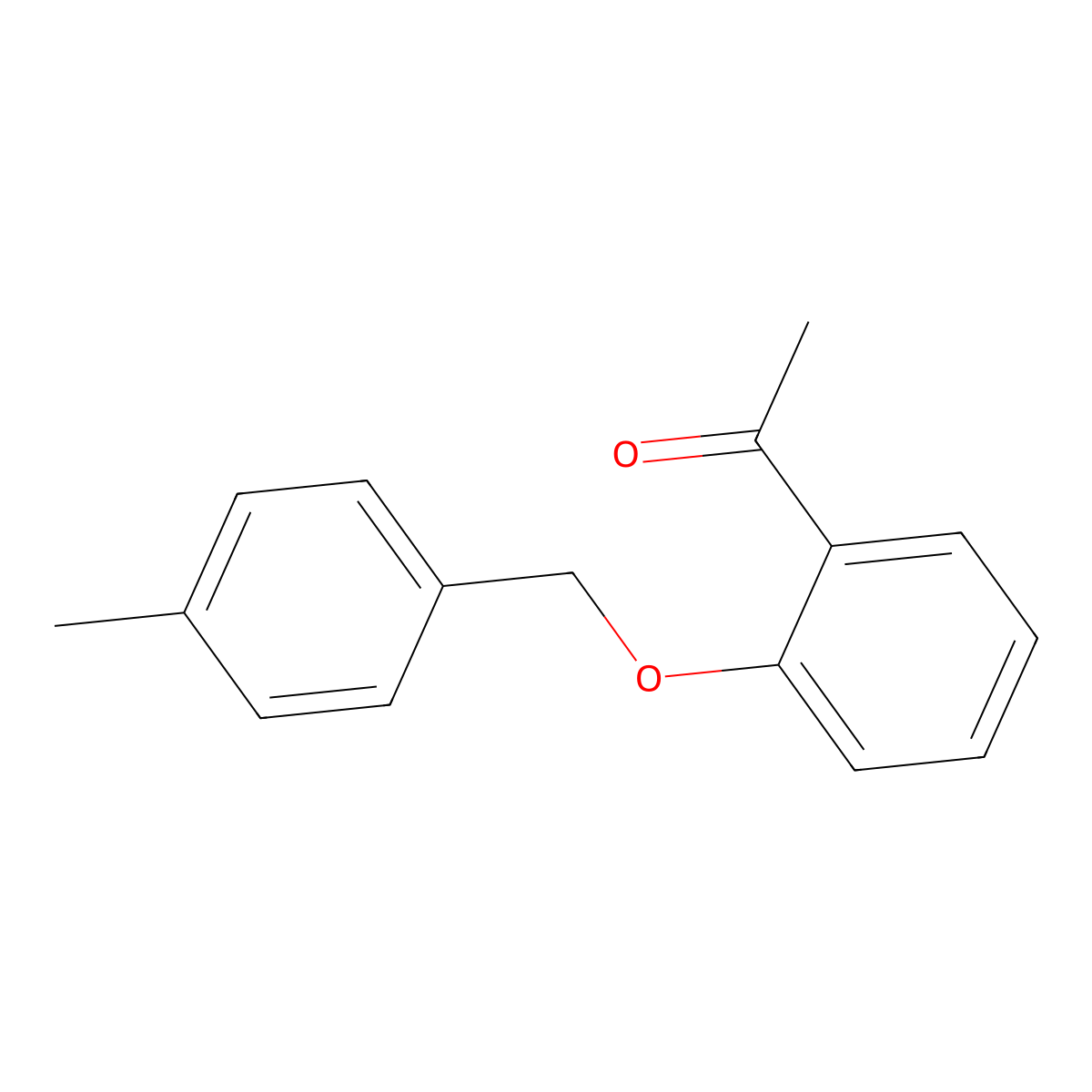 1-[2-[(4-Methylphenyl)methoxy]phenyl]ethanone molecular structure, CAS 1019122-73-6