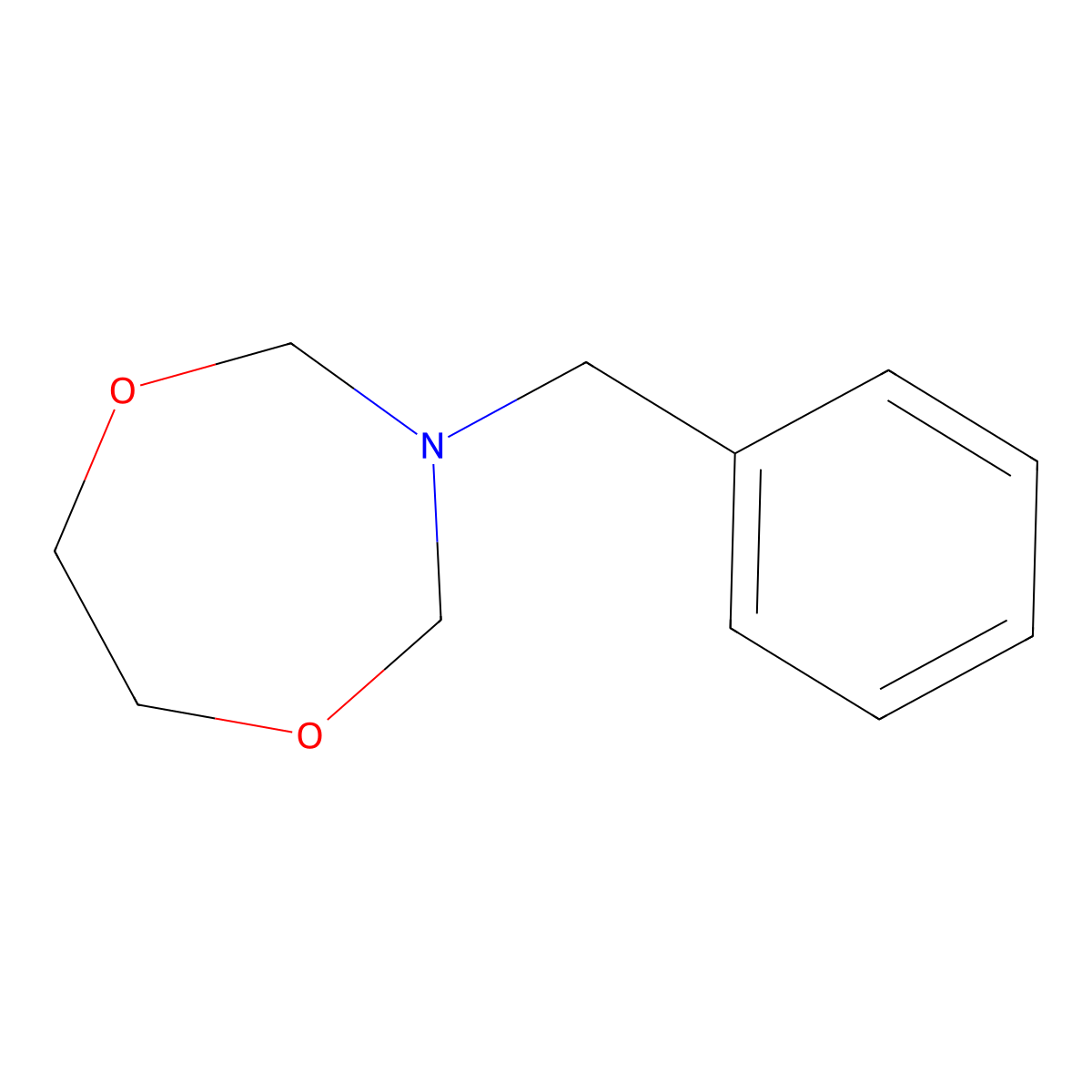 3-Benzyl-1,5,3-dioxazepane molecular structure, CAS 1019208-03-7