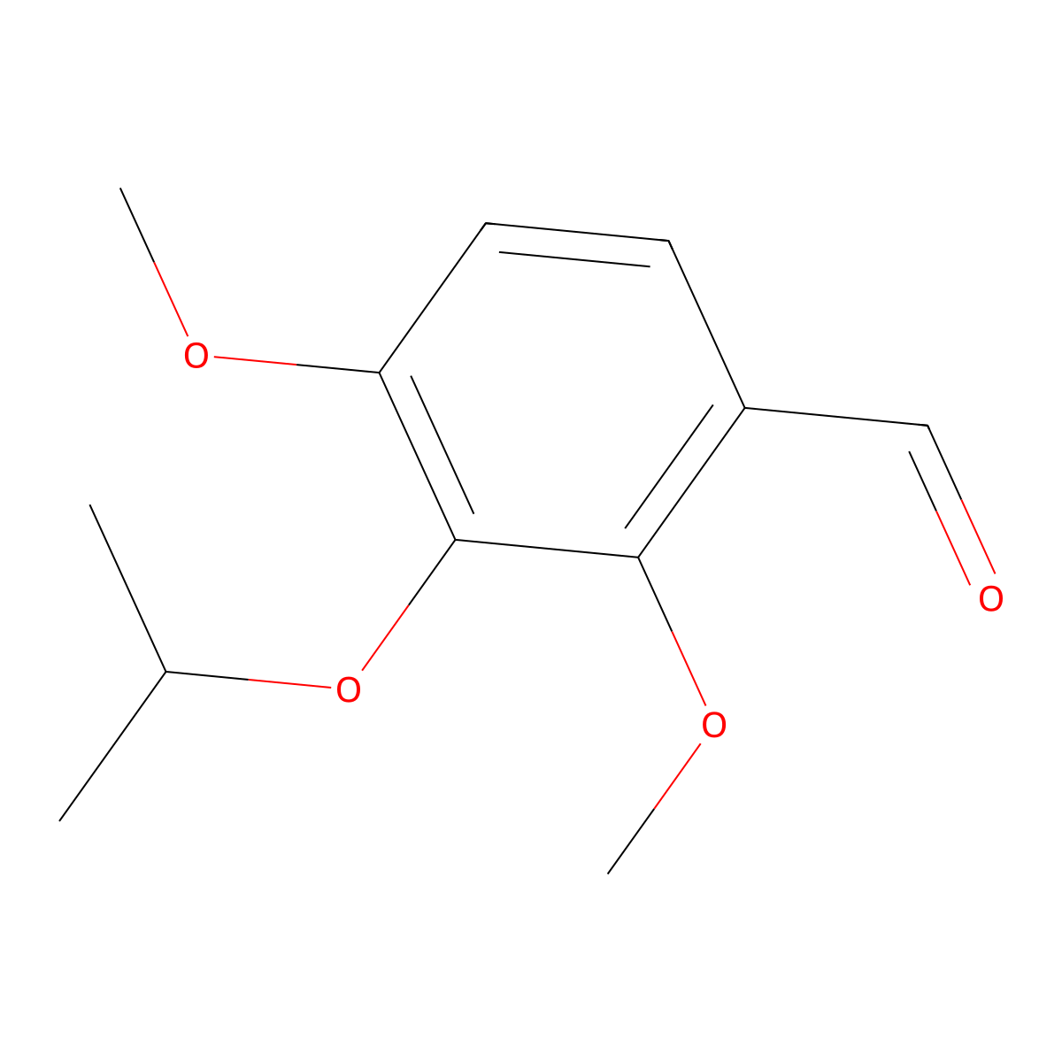 3-Isopropoxy-2,4-dimethoxybenzaldehyde molecular structure, CAS 101923-86-8