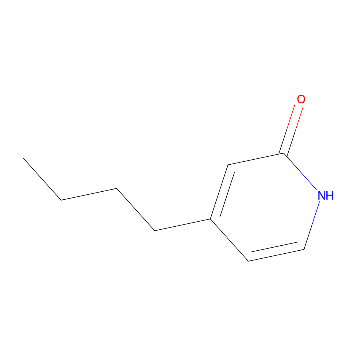 4-Butylpyridin-2-ol molecular structure, CAS 101925-22-8