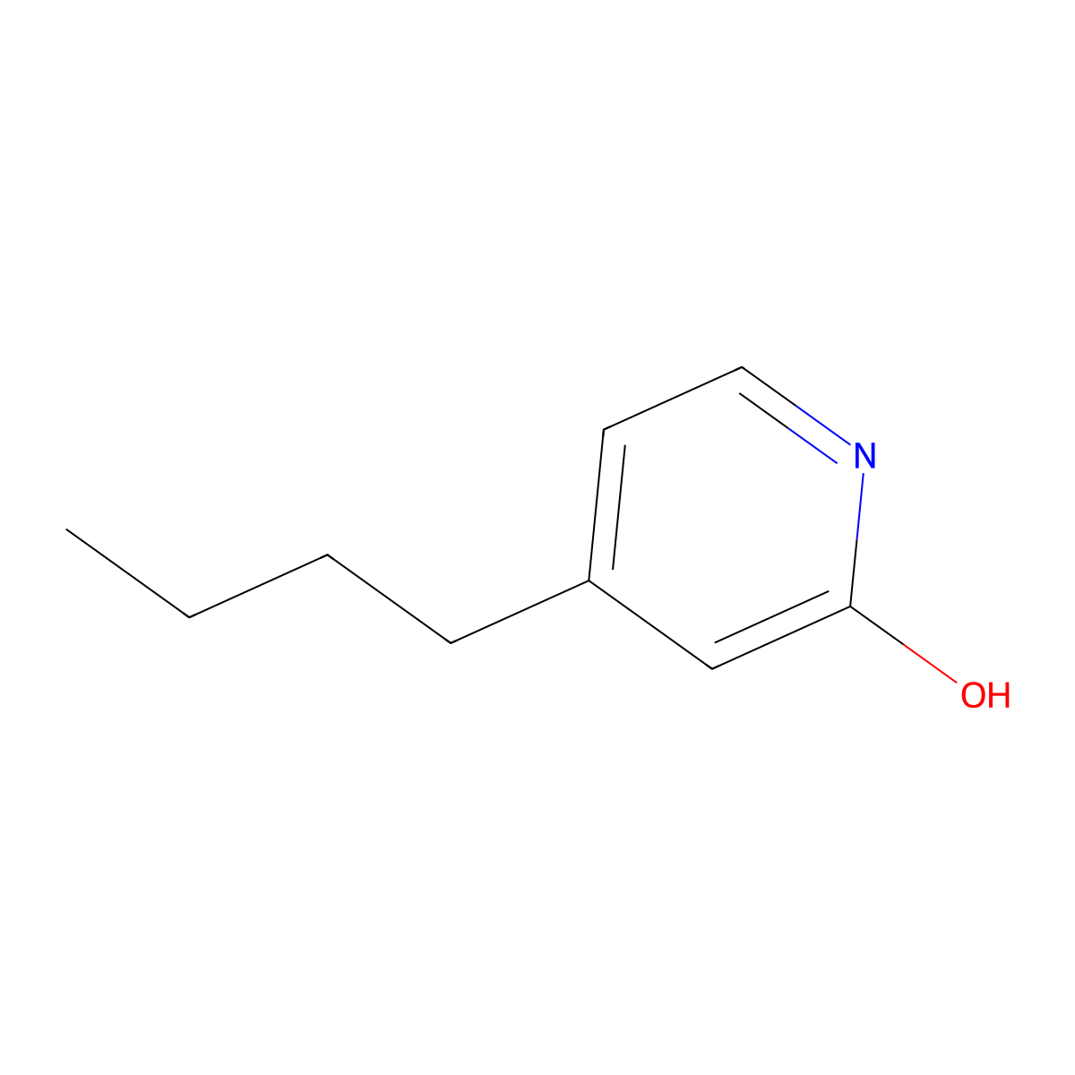 4-Butylpyridin-2-ol molecular structure, CAS 101925-22-8