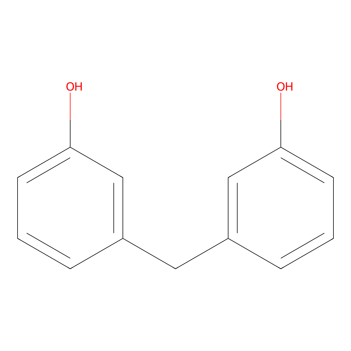 3-[(3-Hydroxyphenyl)methyl]phenol molecular structure, CAS 10193-50-7