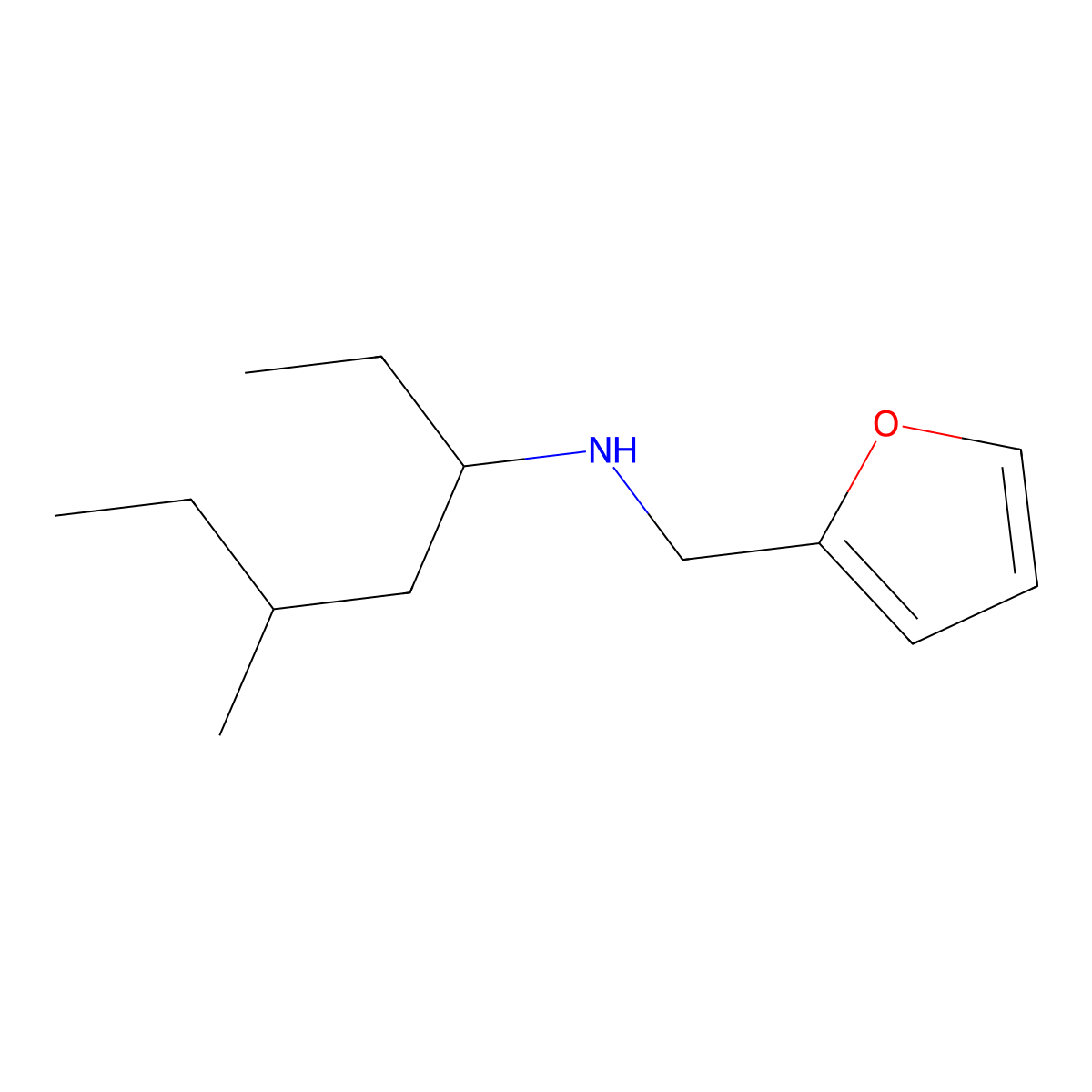 [(Furan-2-yl)methyl](5-methylheptan-3-yl)amine molecular structure, CAS 1019348-67-4