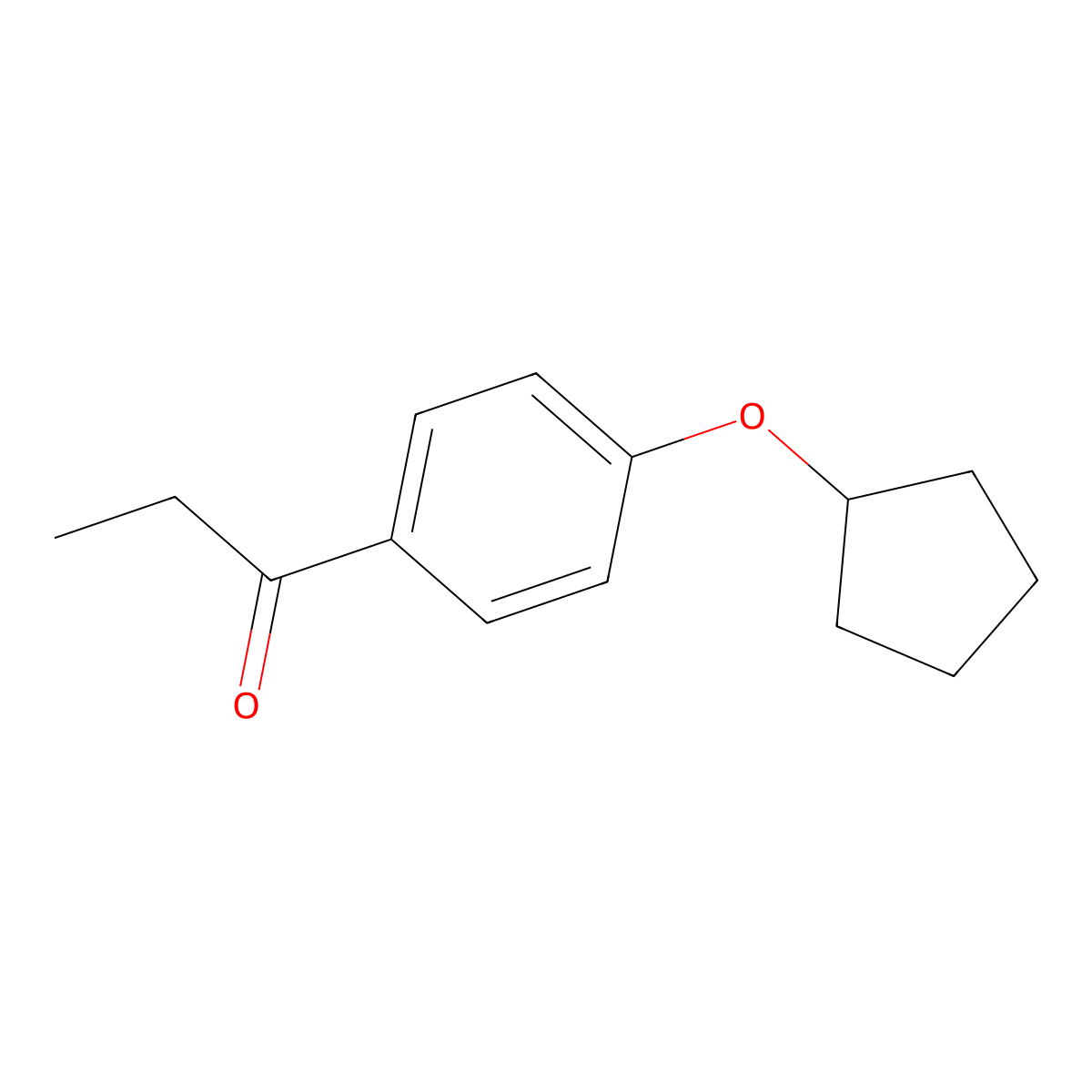 1-[4-(Cyclopentyloxy)phenyl]-1-propanone molecular structure, CAS 1019367-67-9