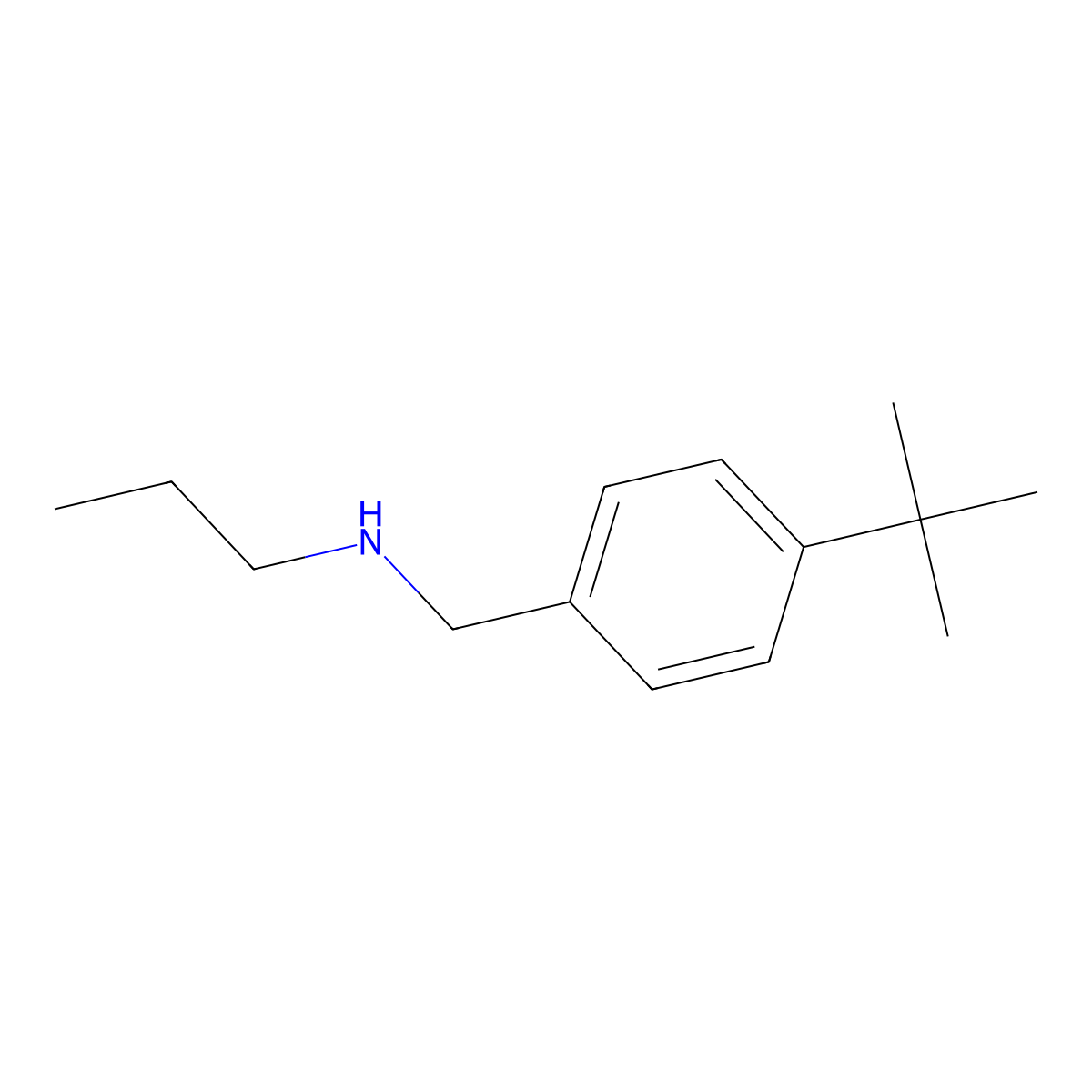 [(4-tert-Butylphenyl)methyl](propyl)amine molecular structure, CAS 1019382-07-0