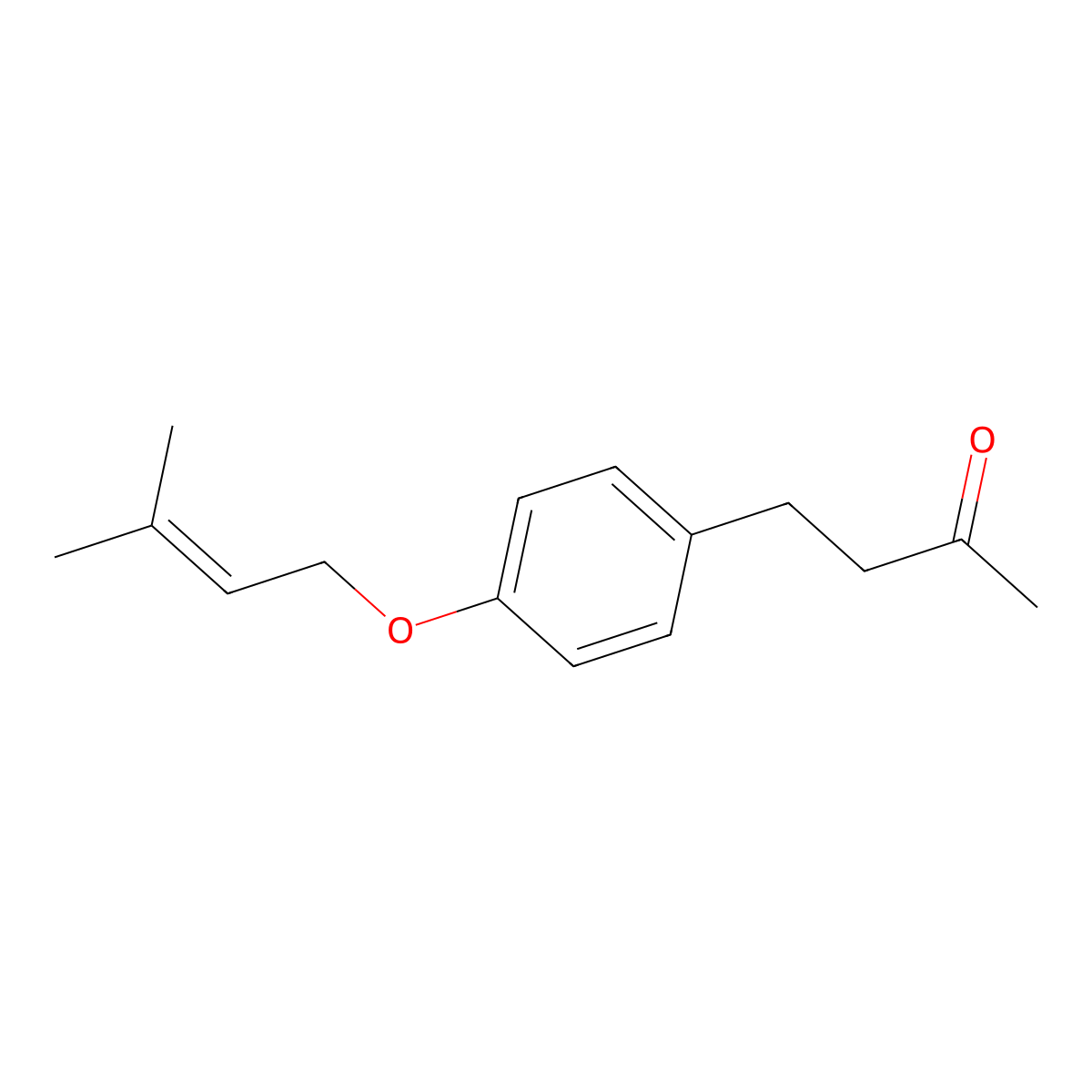 4-{4-[(3-Methylbut-2-en-1-yl)oxy]phenyl}butan-2-one molecular structure, CAS 1019392-34-7