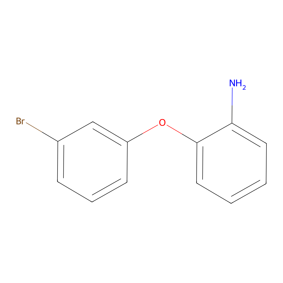 2-(3-Bromophenoxy)aniline molecular structure, CAS 1019442-00-2