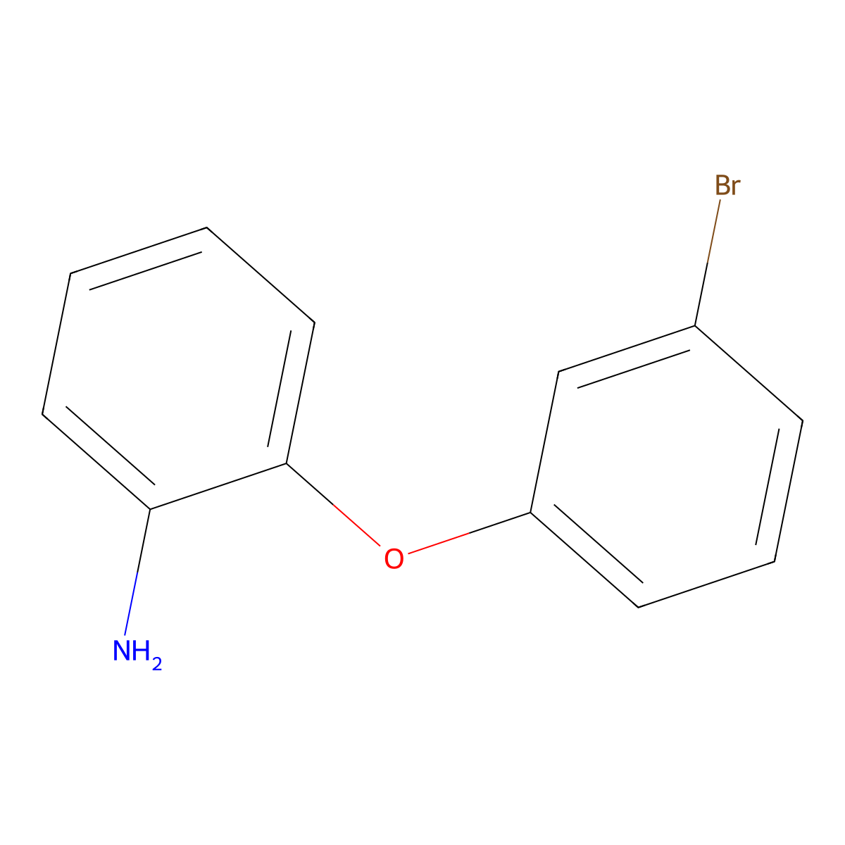 2-(3-Bromophenoxy)aniline molecular structure, CAS 1019442-00-2