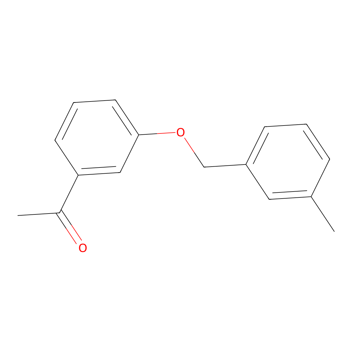 1-[3-[(3-Methylphenyl)methoxy]phenyl]ethanone molecular structure, CAS 1019445-78-3