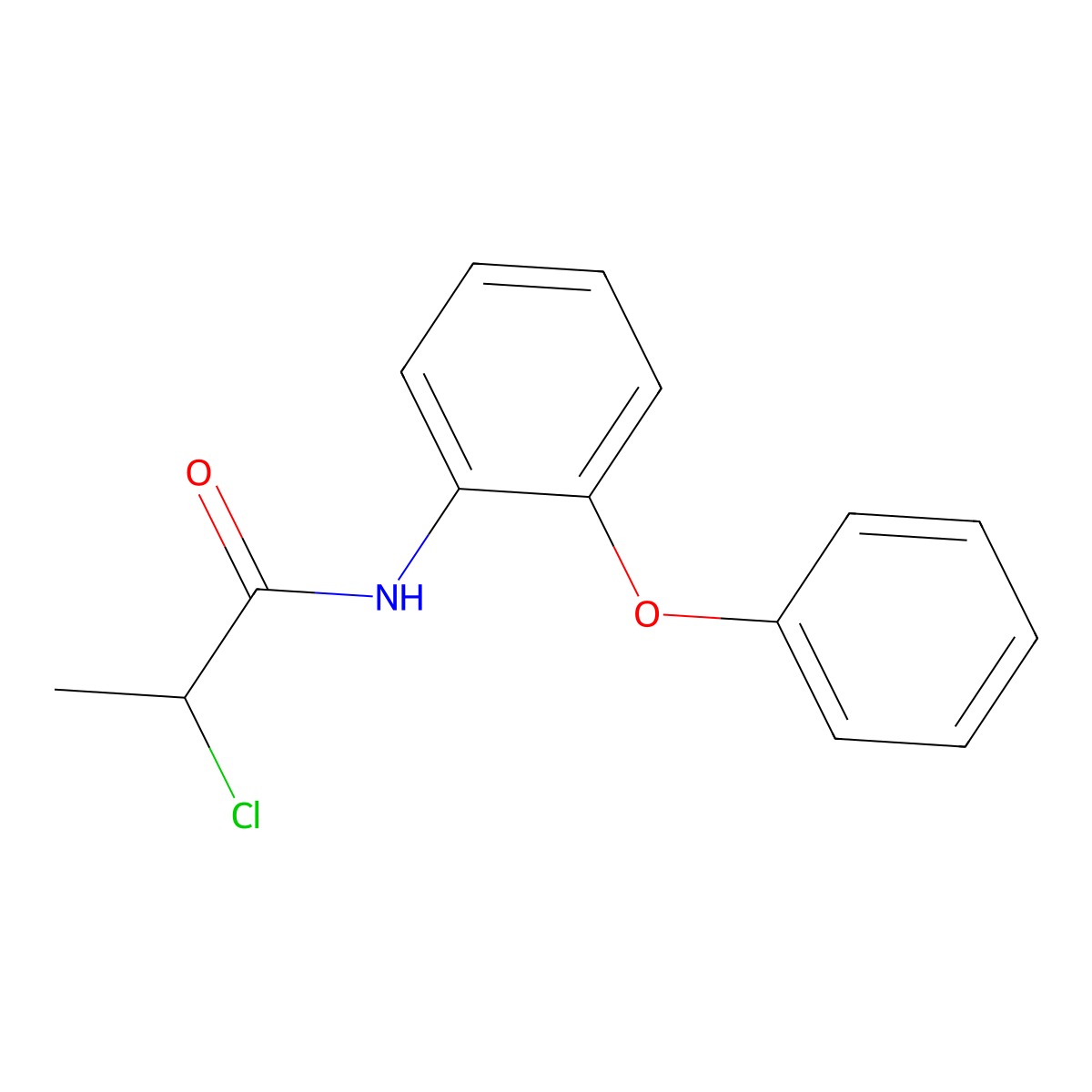 2-chloro-N-(2-phenoxyphenyl)propanamide molecular structure, CAS 1019448-46-4