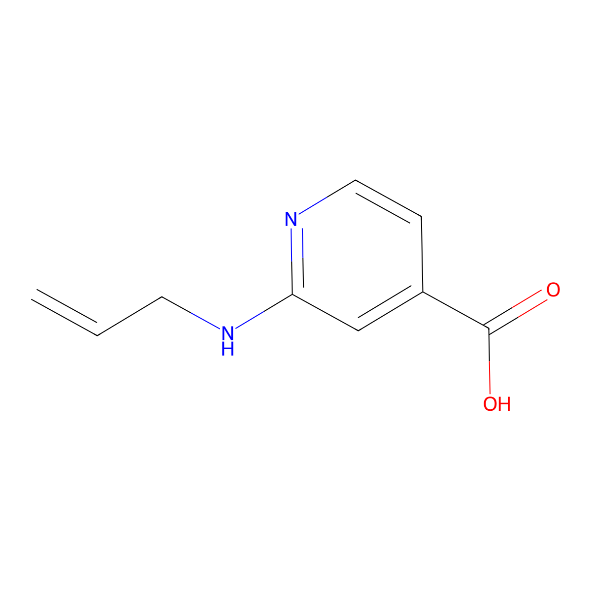 2-(Allylamino)isonicotinic acid molecular structure, CAS 1019461-29-0