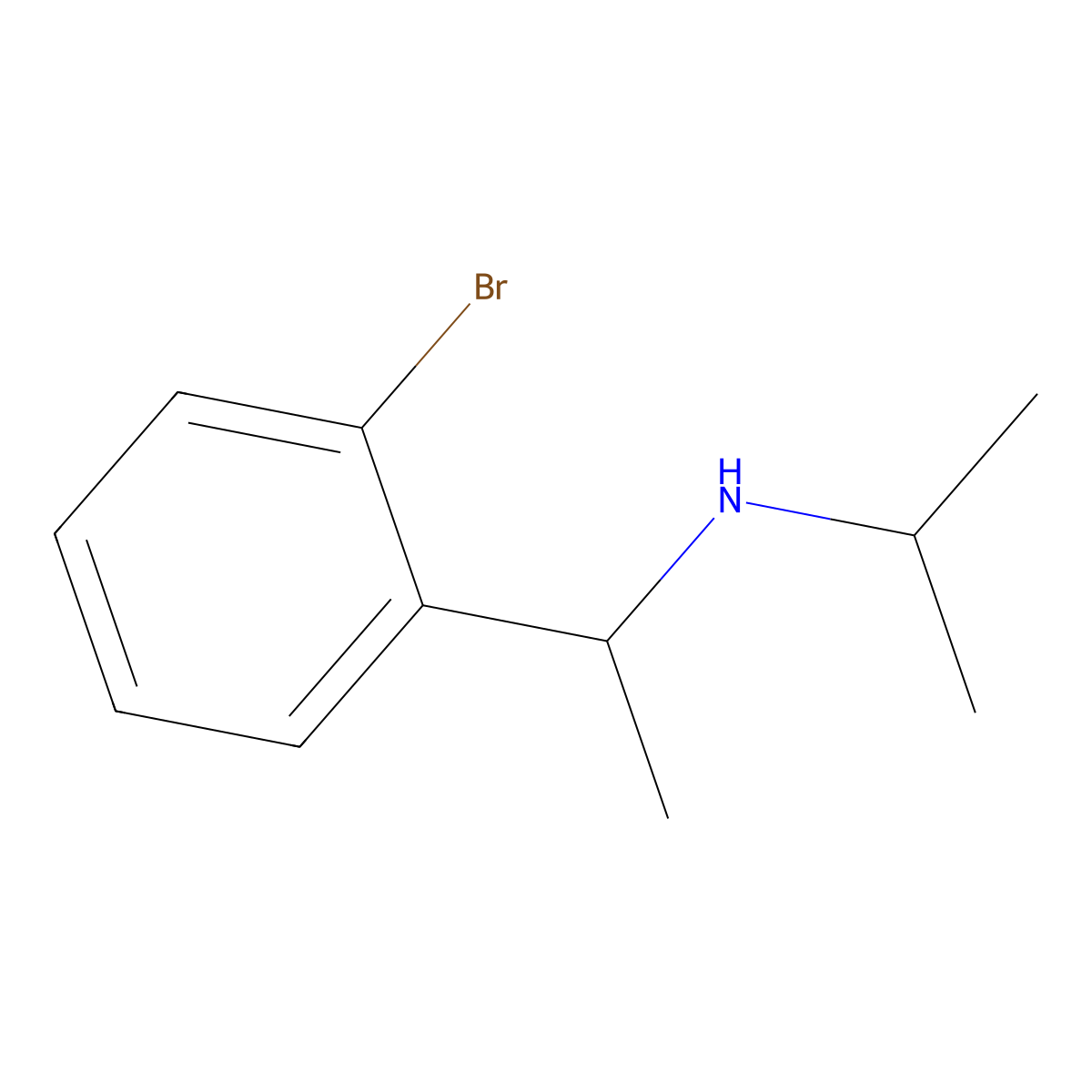 [1-(2-Bromophenyl)ethyl](propan-2-yl)amine molecular structure, CAS 1019477-71-4