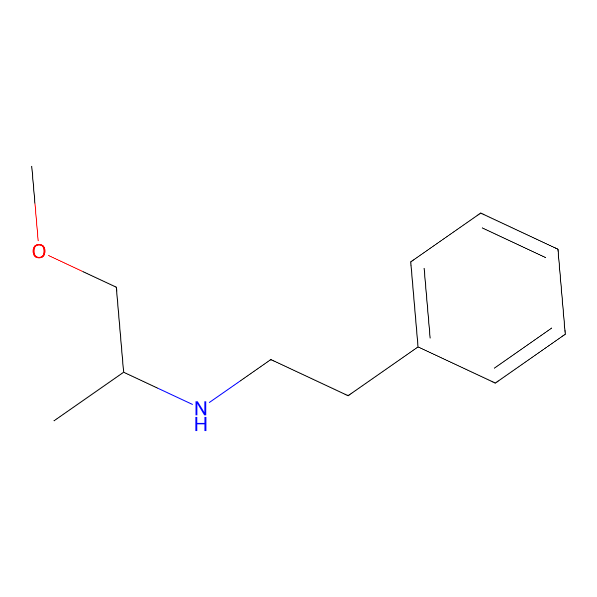 (1-Methoxypropan-2-yl)(2-phenylethyl)amine molecular structure, CAS 1019480-14-8