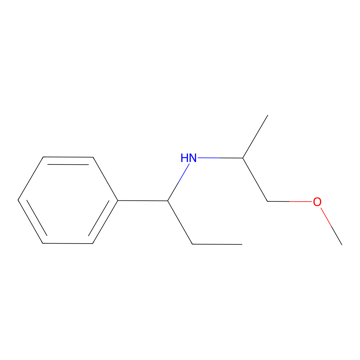 (1-Methoxypropan-2-YL)(1-phenylpropyl)amine molecular structure, CAS 1019480-35-3