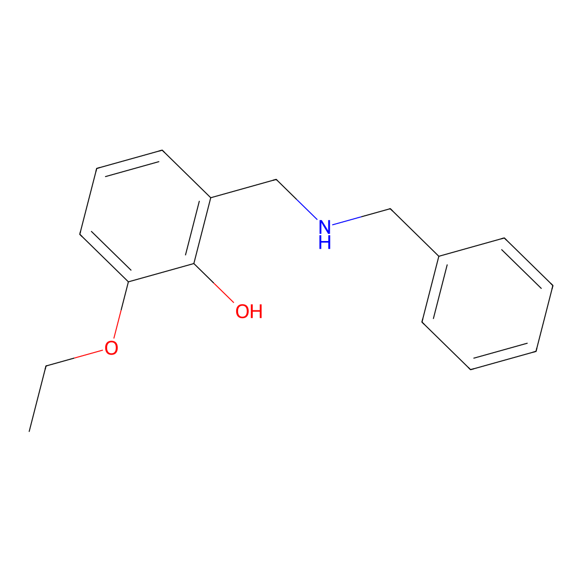 2-[(Benzylamino)methyl]-6-ethoxyphenol molecular structure, CAS 1019482-79-1