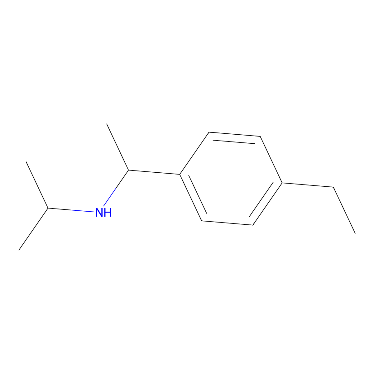 [1-(4-Ethylphenyl)ethyl](propan-2-yl)amine molecular structure, CAS 1019498-98-6