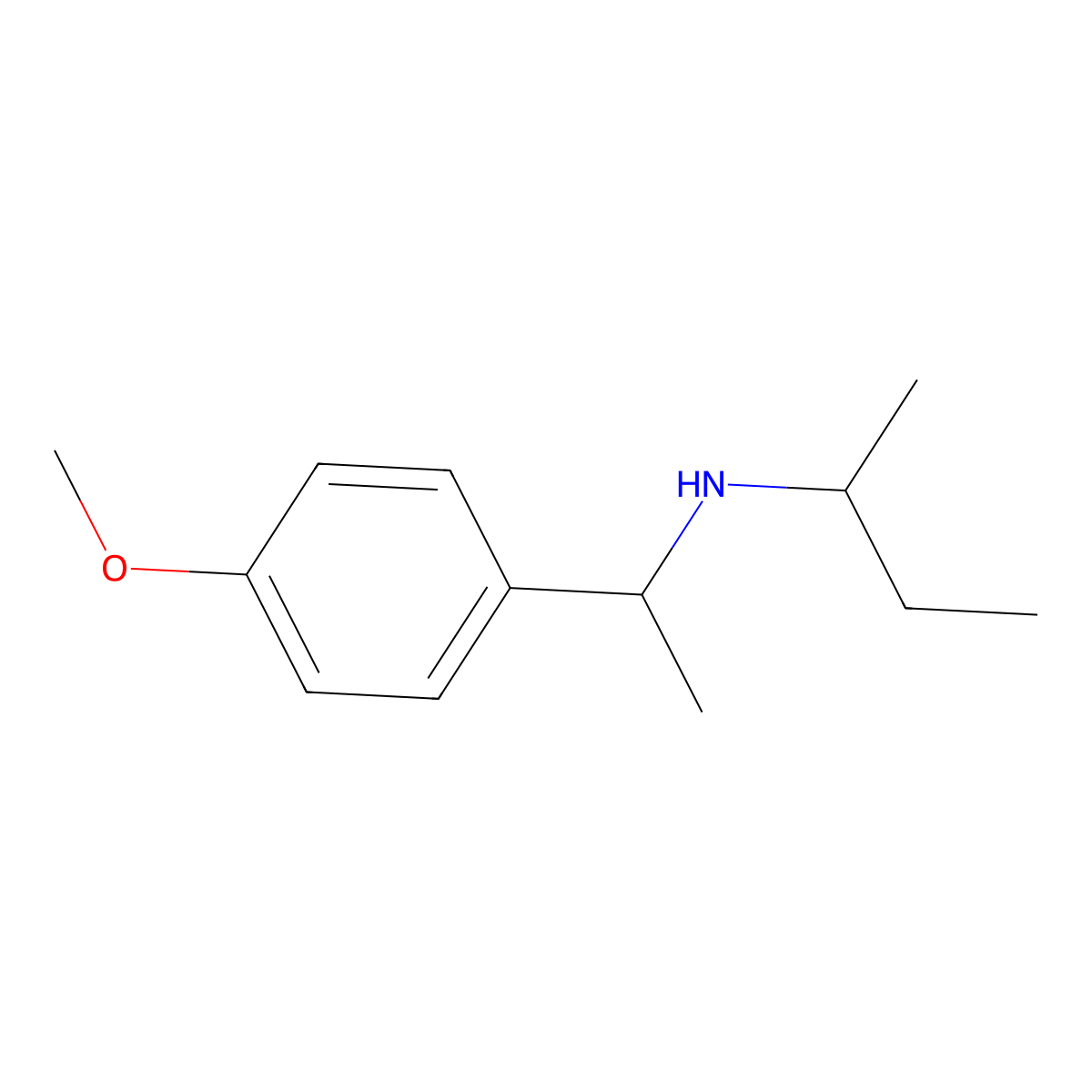 (Butan-2-yl)[1-(4-methoxyphenyl)ethyl]amine molecular structure, CAS 1019500-65-2