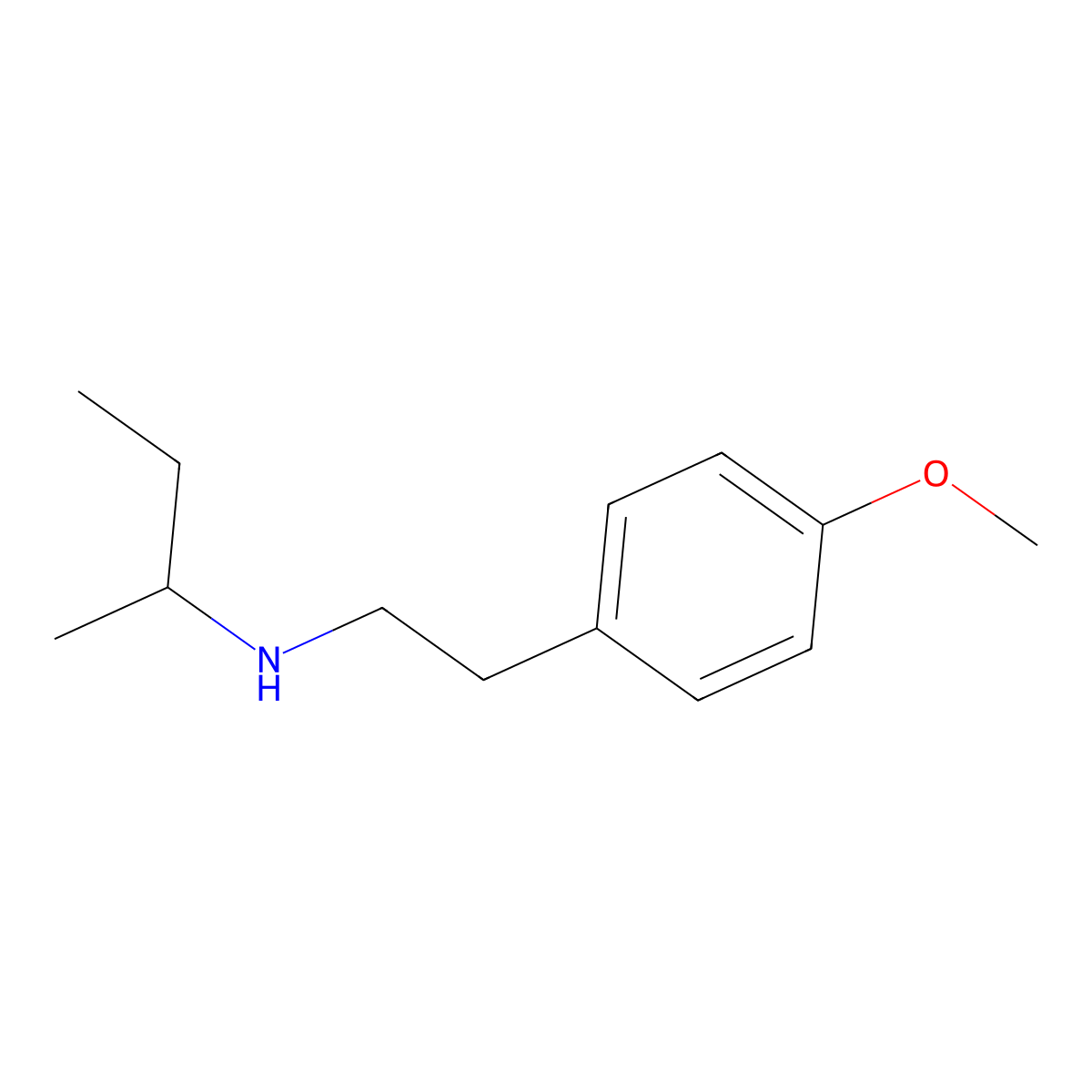 (Butan-2-yl)[2-(4-methoxyphenyl)ethyl]amine molecular structure, CAS 1019508-72-5