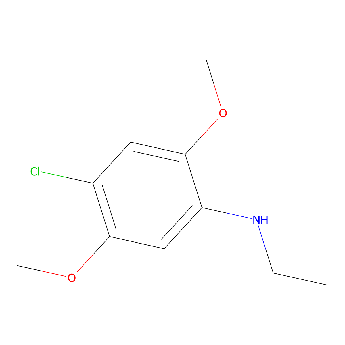 4-chloro-N-ethyl-2,5-dimethoxyaniline molecular structure, CAS 1019510-77-0
