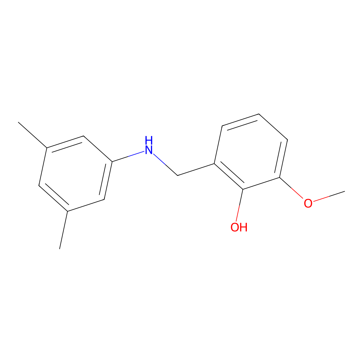 2-{[(3,5-Dimethylphenyl)amino]methyl}-6-methoxyphenol molecular structure, CAS 1019514-63-6