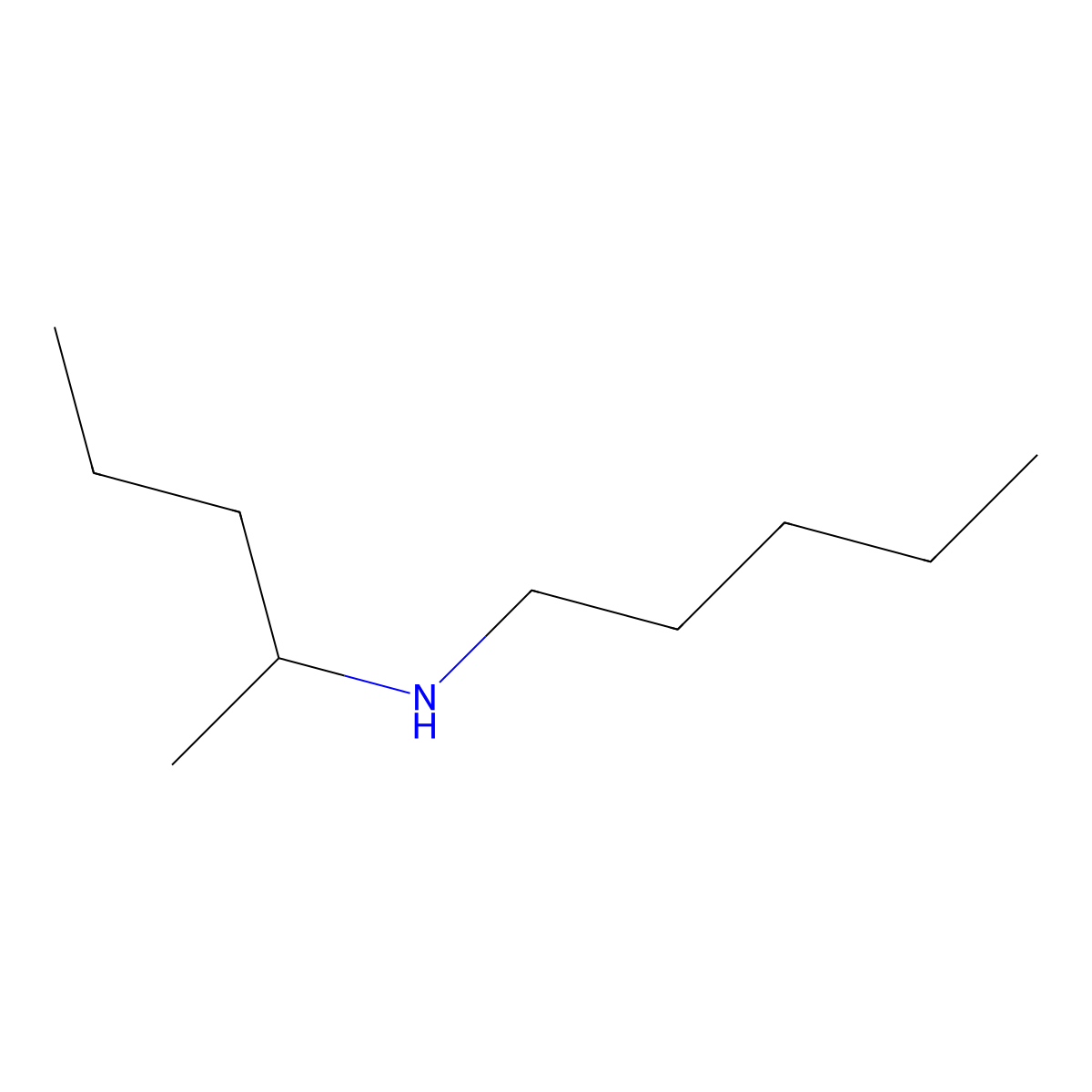 (Pentan-2-yl)(pentyl)amine molecular structure, CAS 1019518-65-0