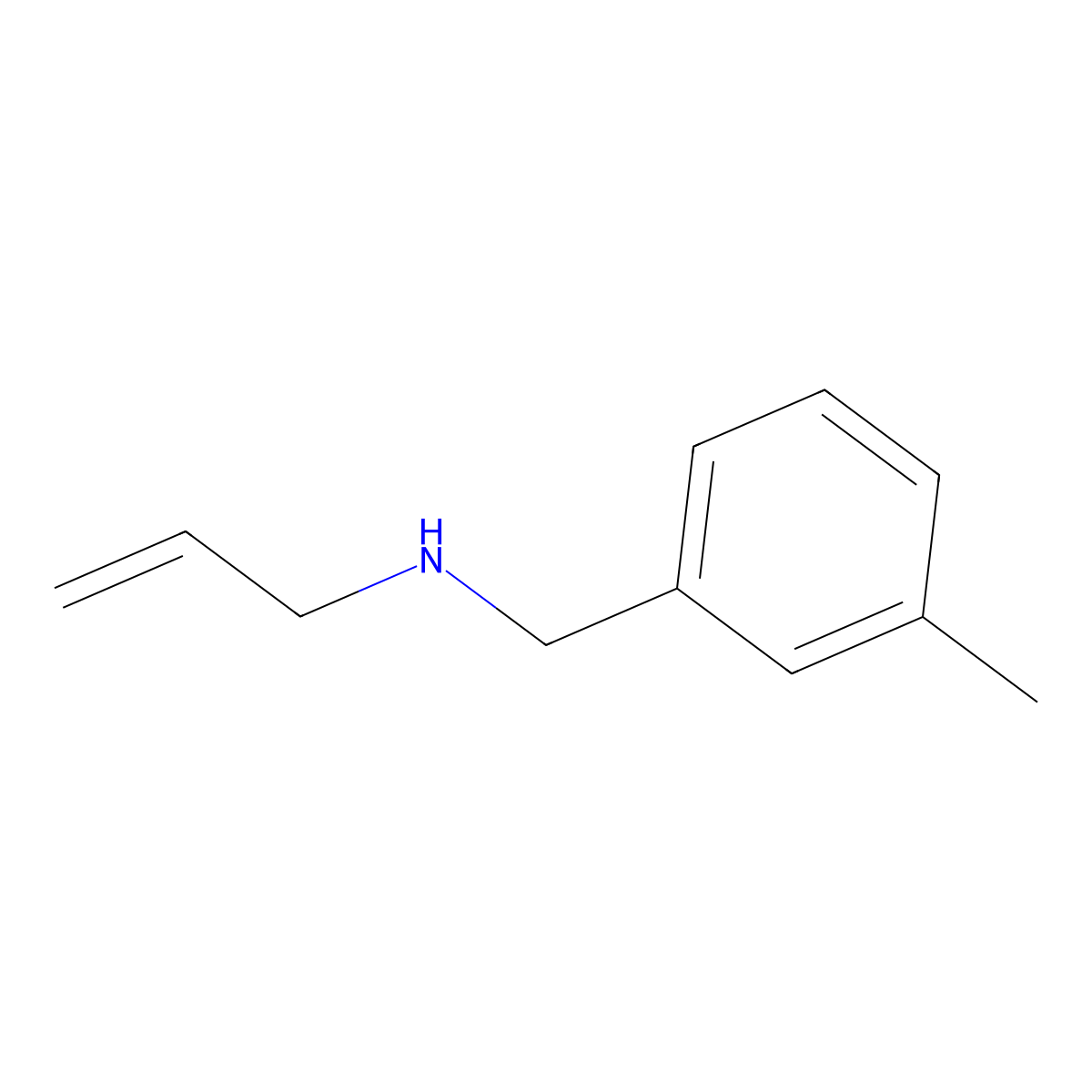 [(3-Methylphenyl)methyl](prop-2-en-1-yl)amine molecular structure, CAS 1019537-23-5