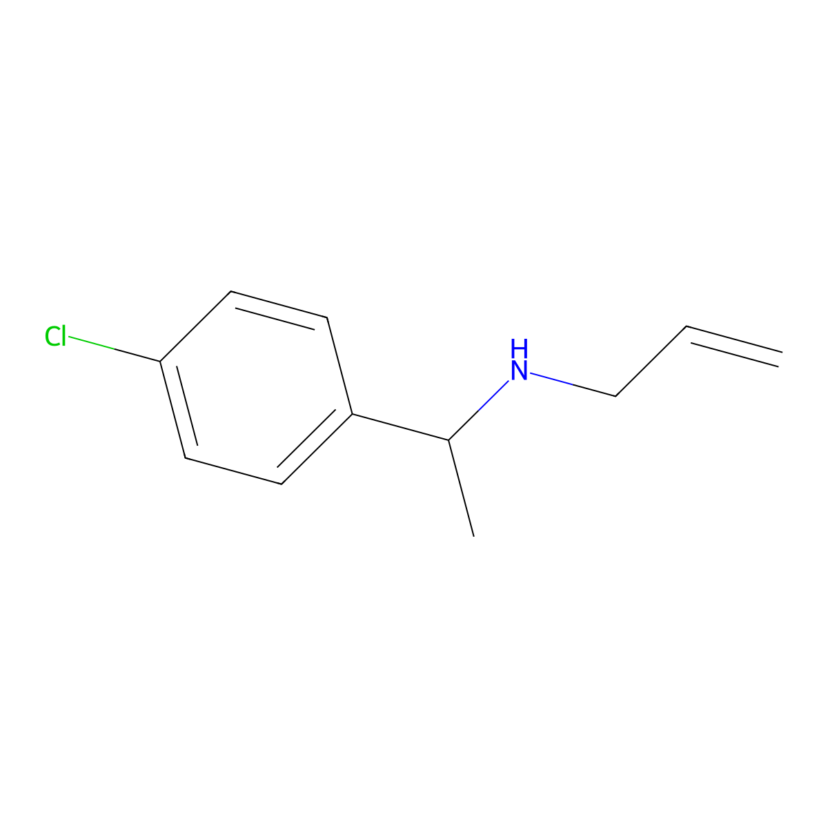 n-(1-(4-Chlorophenyl)ethyl)prop-2-en-1-amine molecular structure, CAS 1019537-47-3