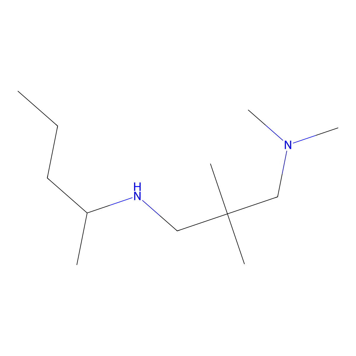 [3-(Dimethylamino)-2,2-dimethylpropyl](pentan-2-YL)amine molecular structure, CAS 1019537-57-5