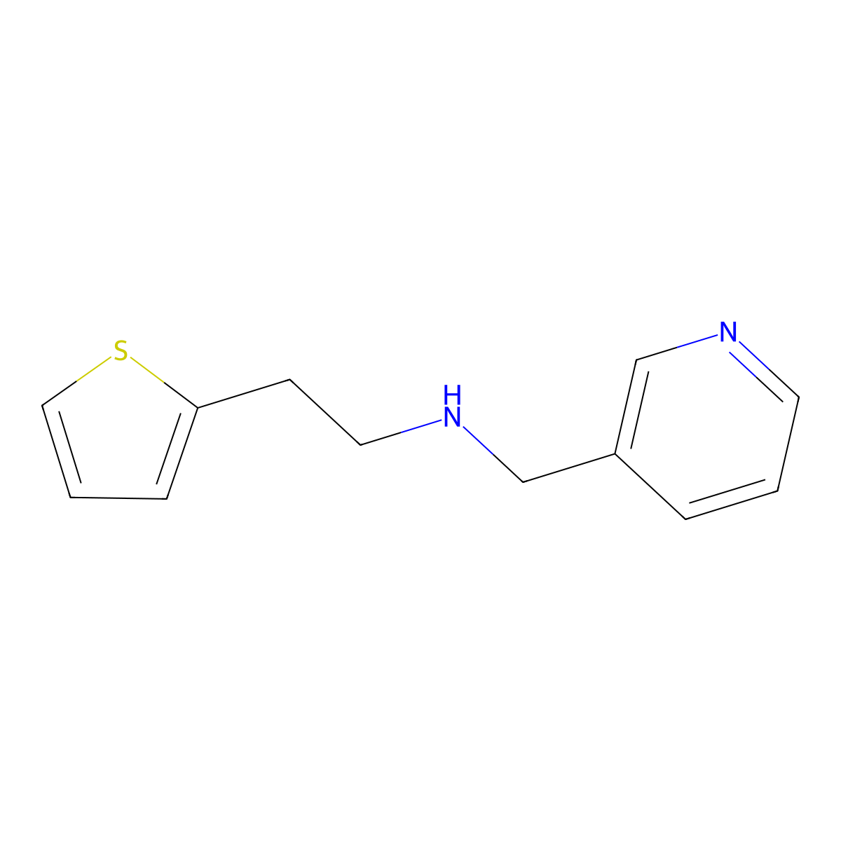 [(Pyridin-3-yl)methyl][2-(thiophen-2-yl)ethyl]amine molecular structure, CAS 1019556-62-7