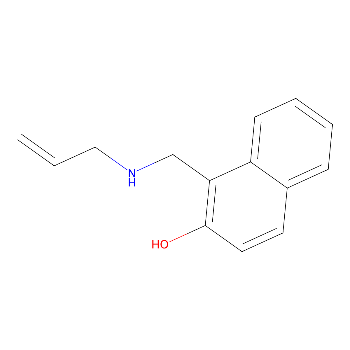 1-{[(Prop-2-en-1-yl)amino]methyl}naphthalen-2-ol molecular structure, CAS 1019561-18-2