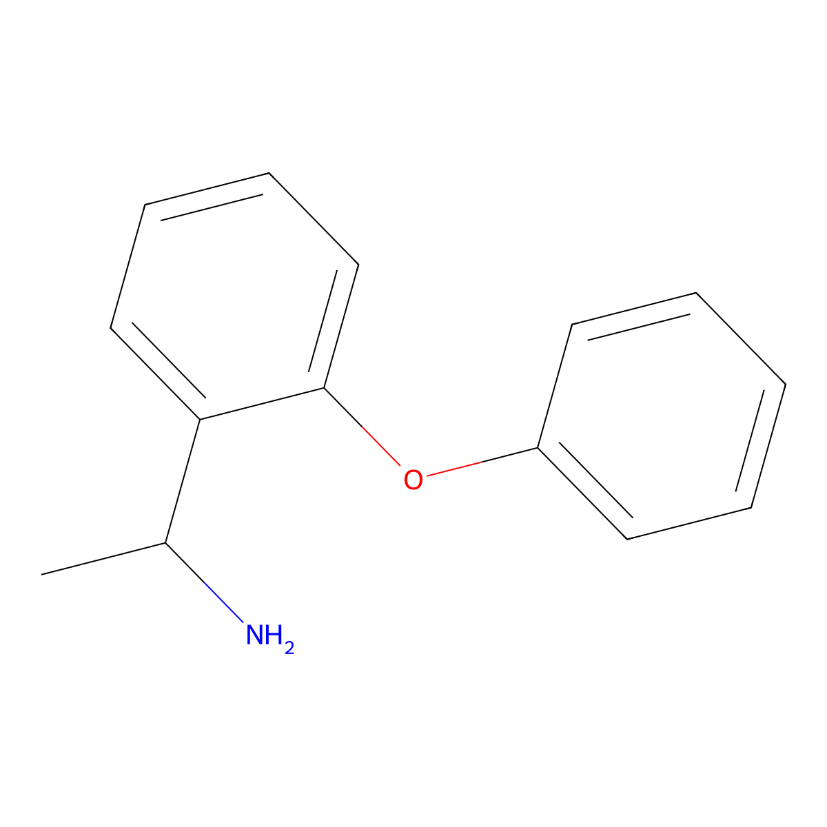 1-(2-Phenoxyphenyl)ethan-1-amine molecular structure, CAS 1019573-79-5