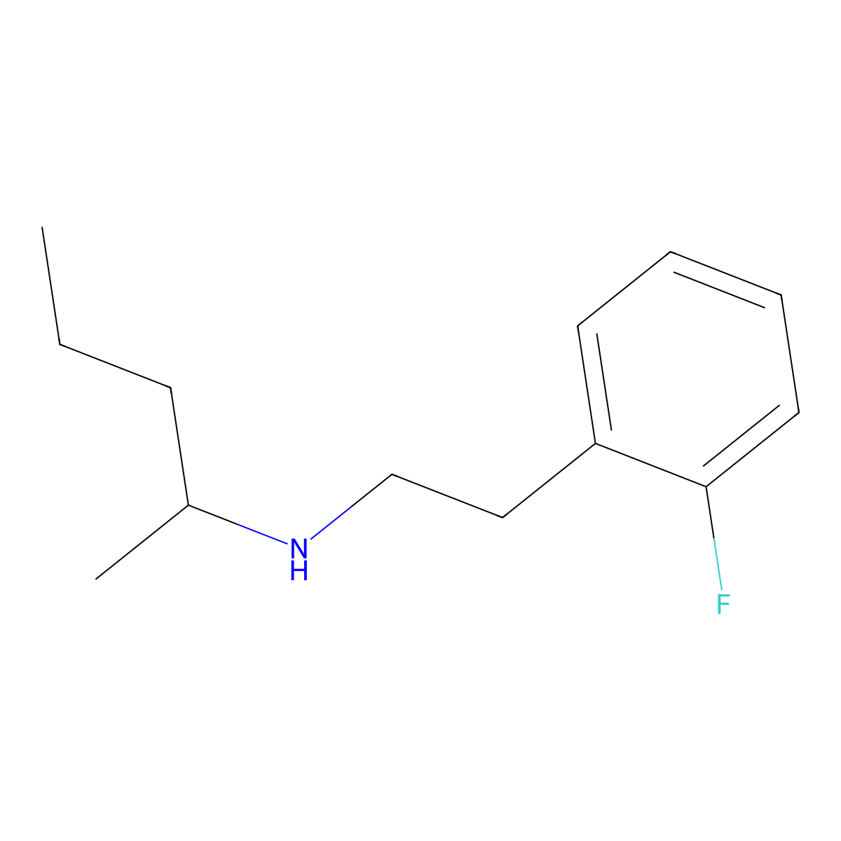 [2-(2-Fluorophenyl)ethyl](pentan-2-YL)amine molecular structure, CAS 1019577-66-2