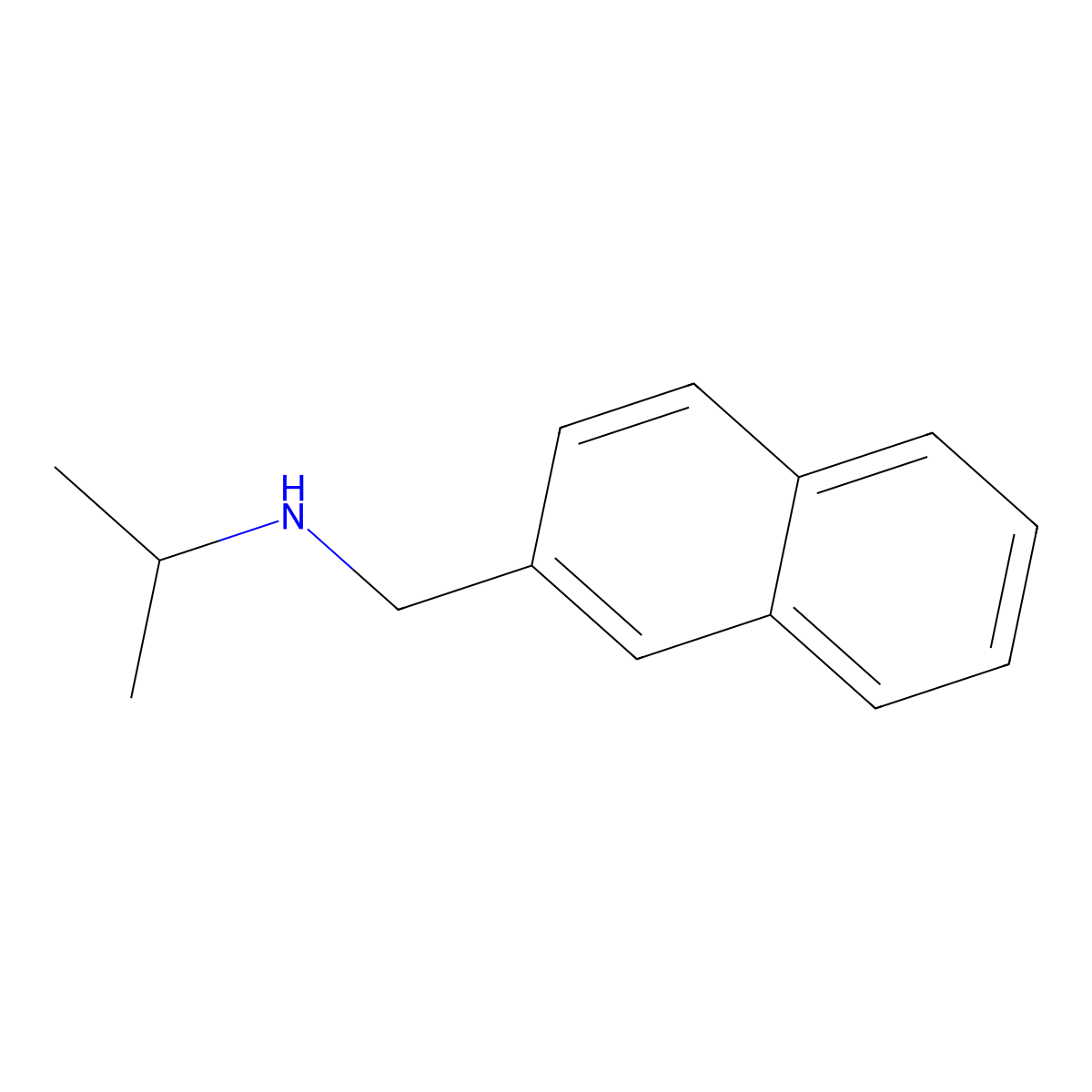 [(Naphthalen-2-yl)methyl](propan-2-yl)amine molecular structure, CAS 1019596-22-5
