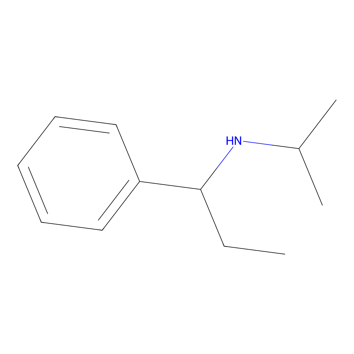 Isopropyl-(1-phenyl-propyl)-amine molecular structure, CAS 1019596-43-0