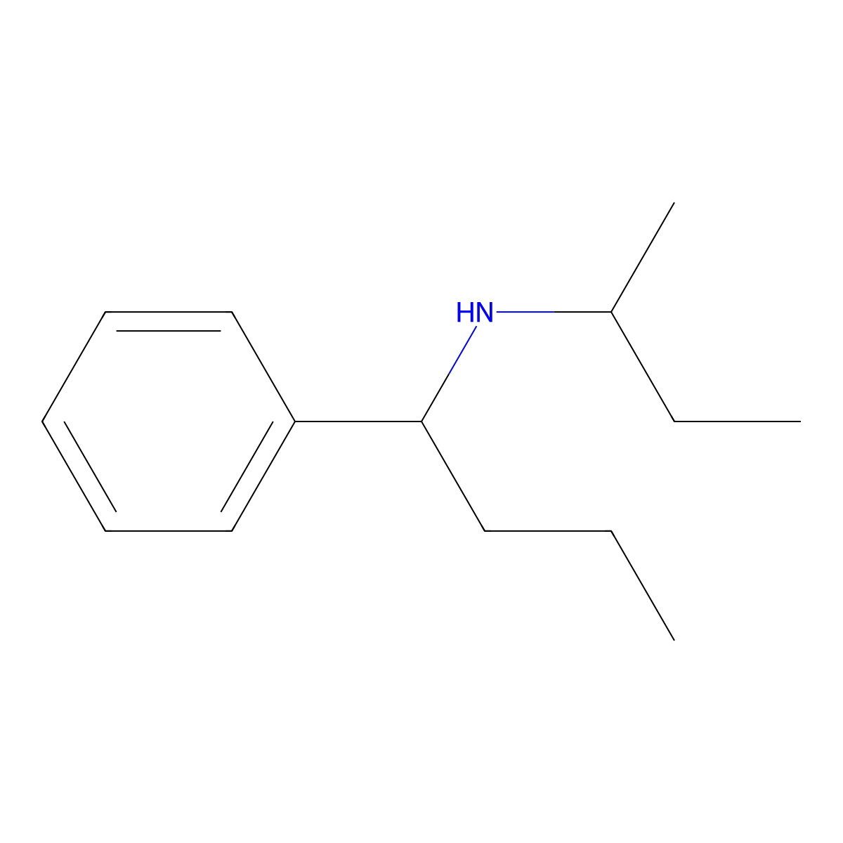 (Butan-2-yl)(1-phenylbutyl)amine molecular structure, CAS 1019600-54-4