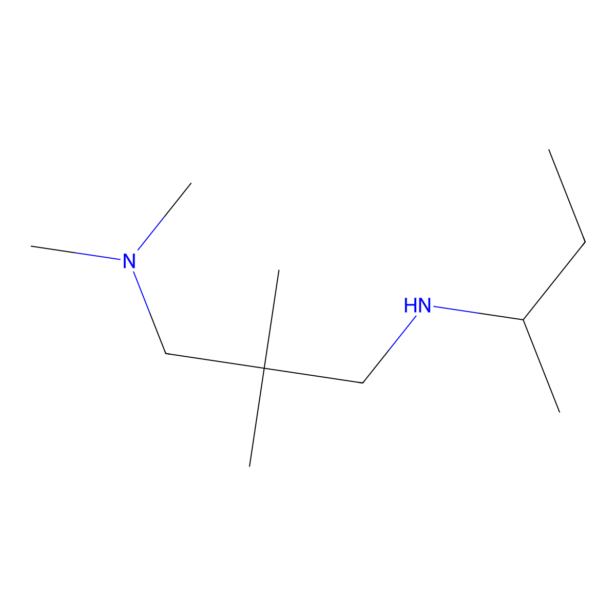 (Butan-2-yl)[3-(dimethylamino)-2,2-dimethylpropyl]amine molecular structure, CAS 1019604-79-5