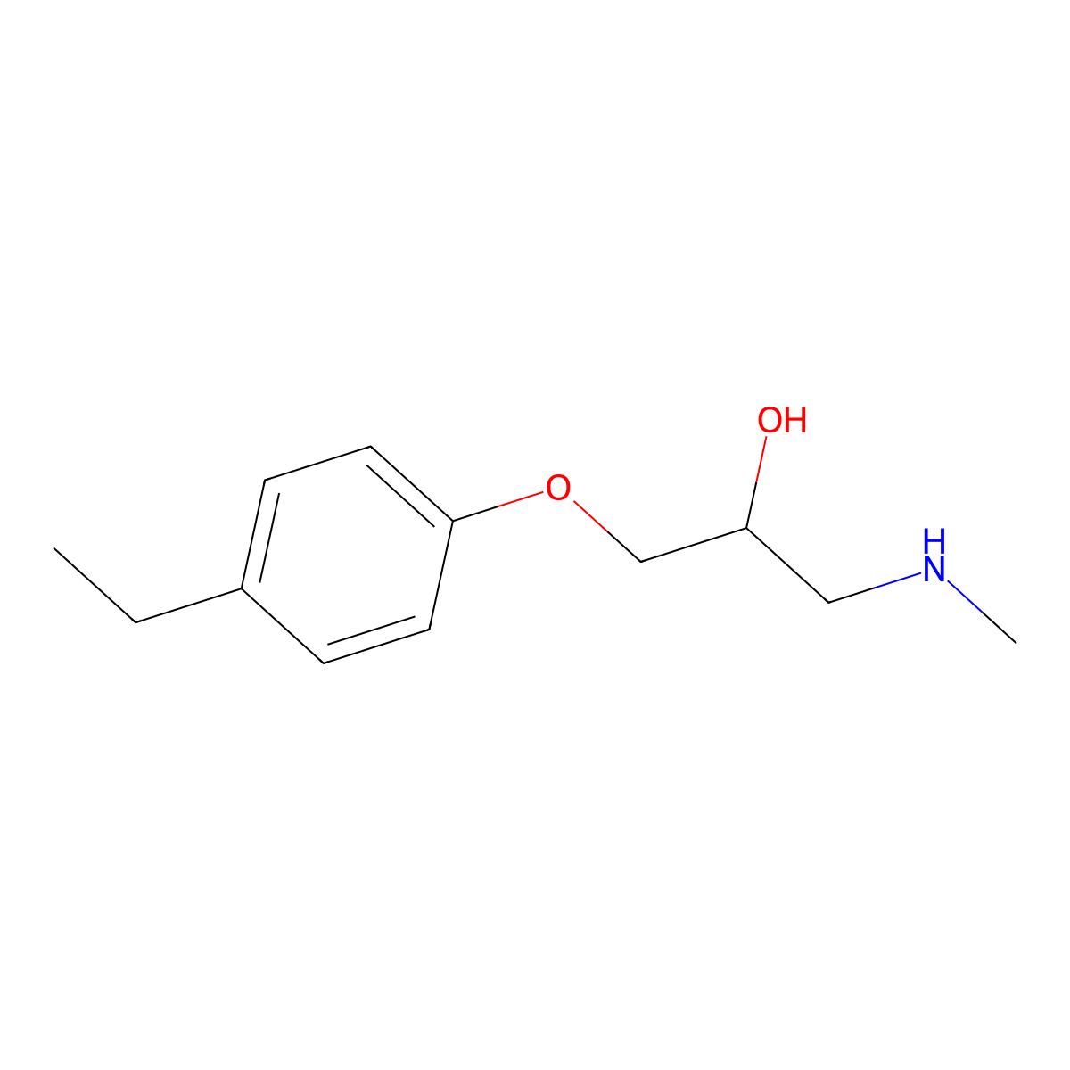 1-(4-Ethylphenoxy)-3-(methylamino)propan-2-OL molecular structure, CAS 1019624-45-3