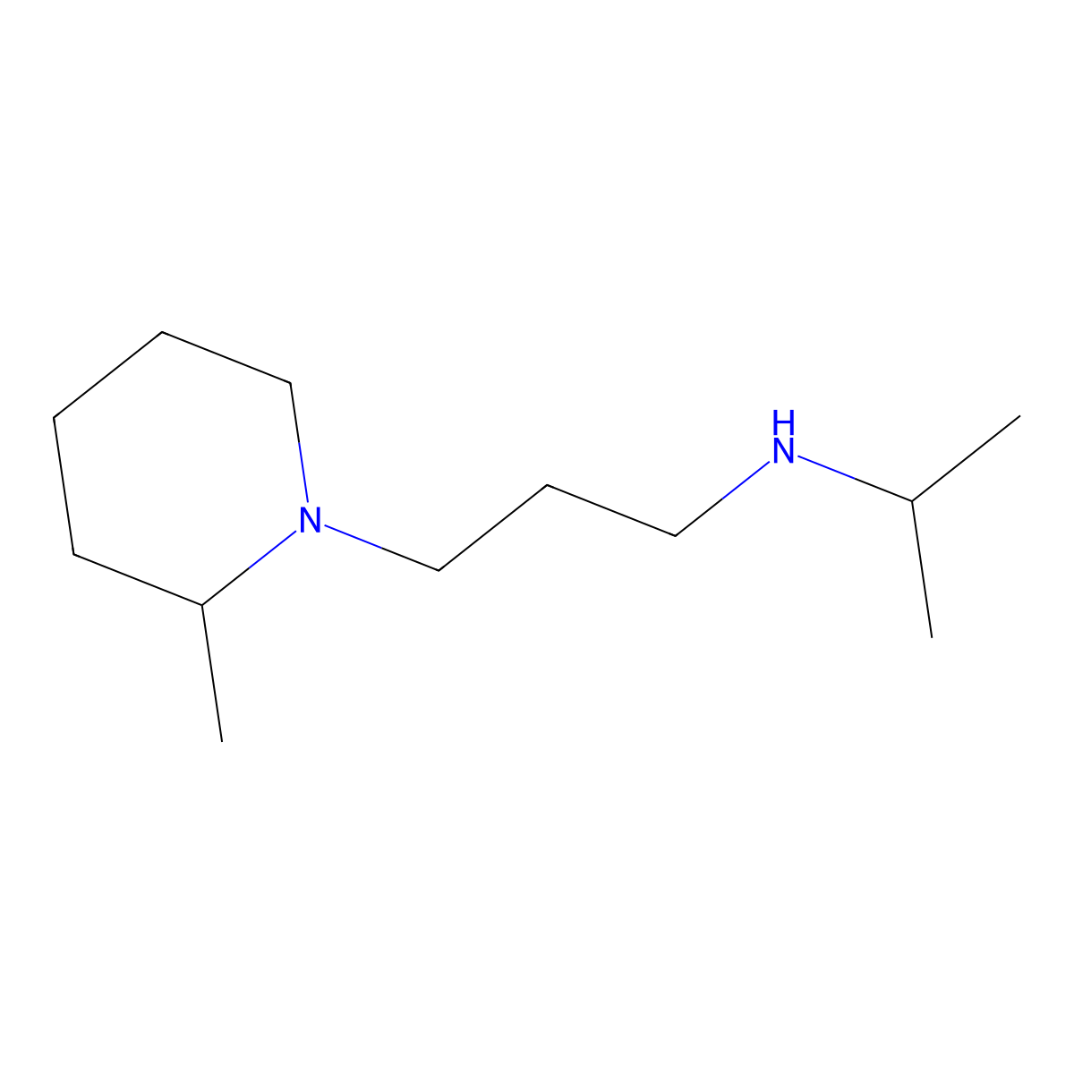 [3-(2-Methylpiperidin-1-yl)propyl](propan-2-yl)amine molecular structure, CAS 1019628-42-2
